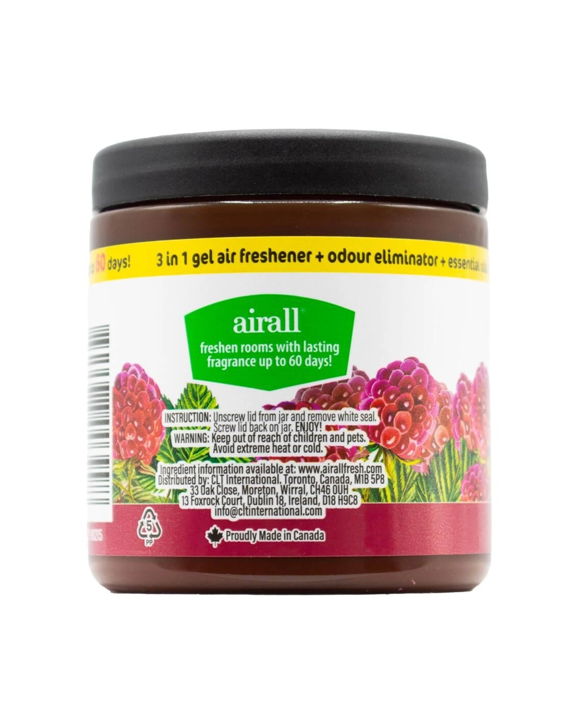 3 AIRALL 6PK 3in1 Air Freshener With Essential Oils Raspberry - Multi, 3 of 4