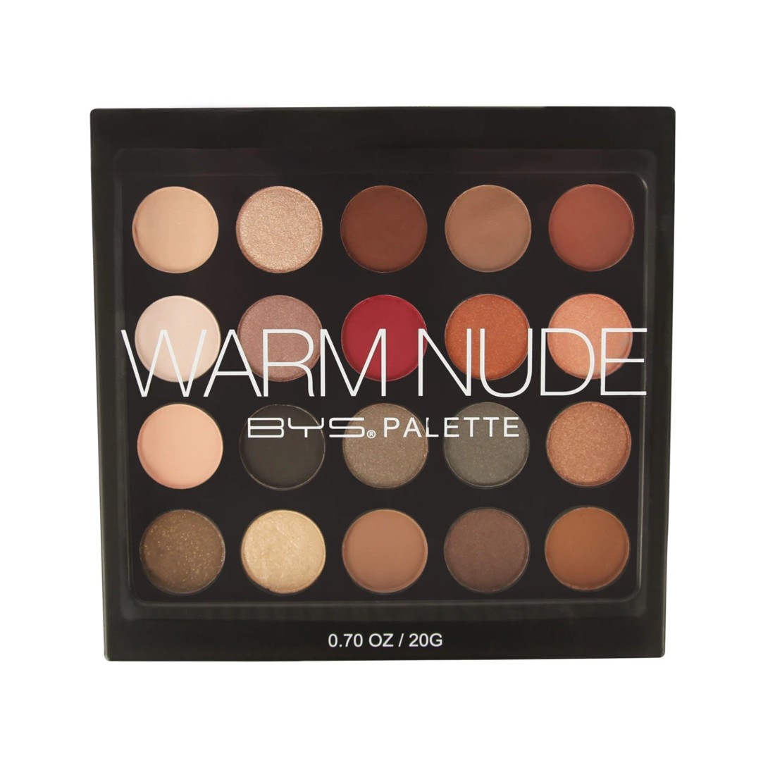 1 BYS 20 Piece Eyeshadow Palette - Warm Nudge, 1 of 4