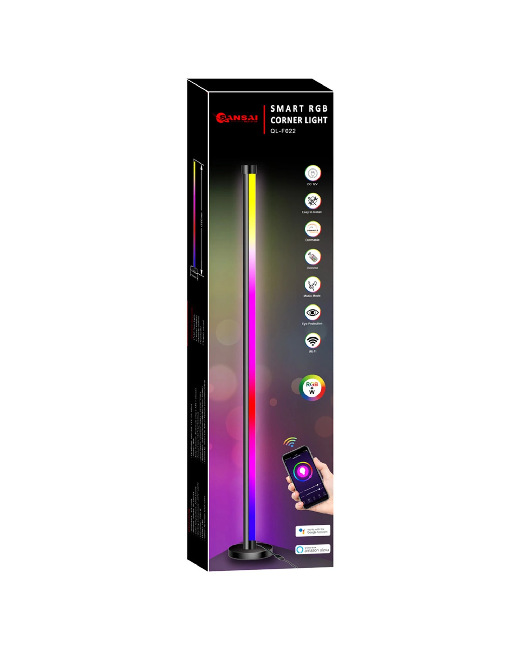 7 Sansai Smart Rgb/white Corner Led Light/lamp 1.56m Home Decor/lighting - Multi, 7 of 9