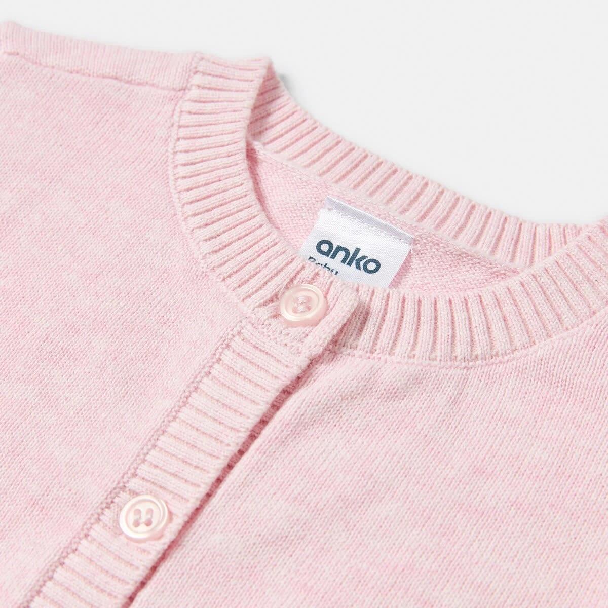 3 Newborn Cardigan PINK MARLE, 3 of 4
