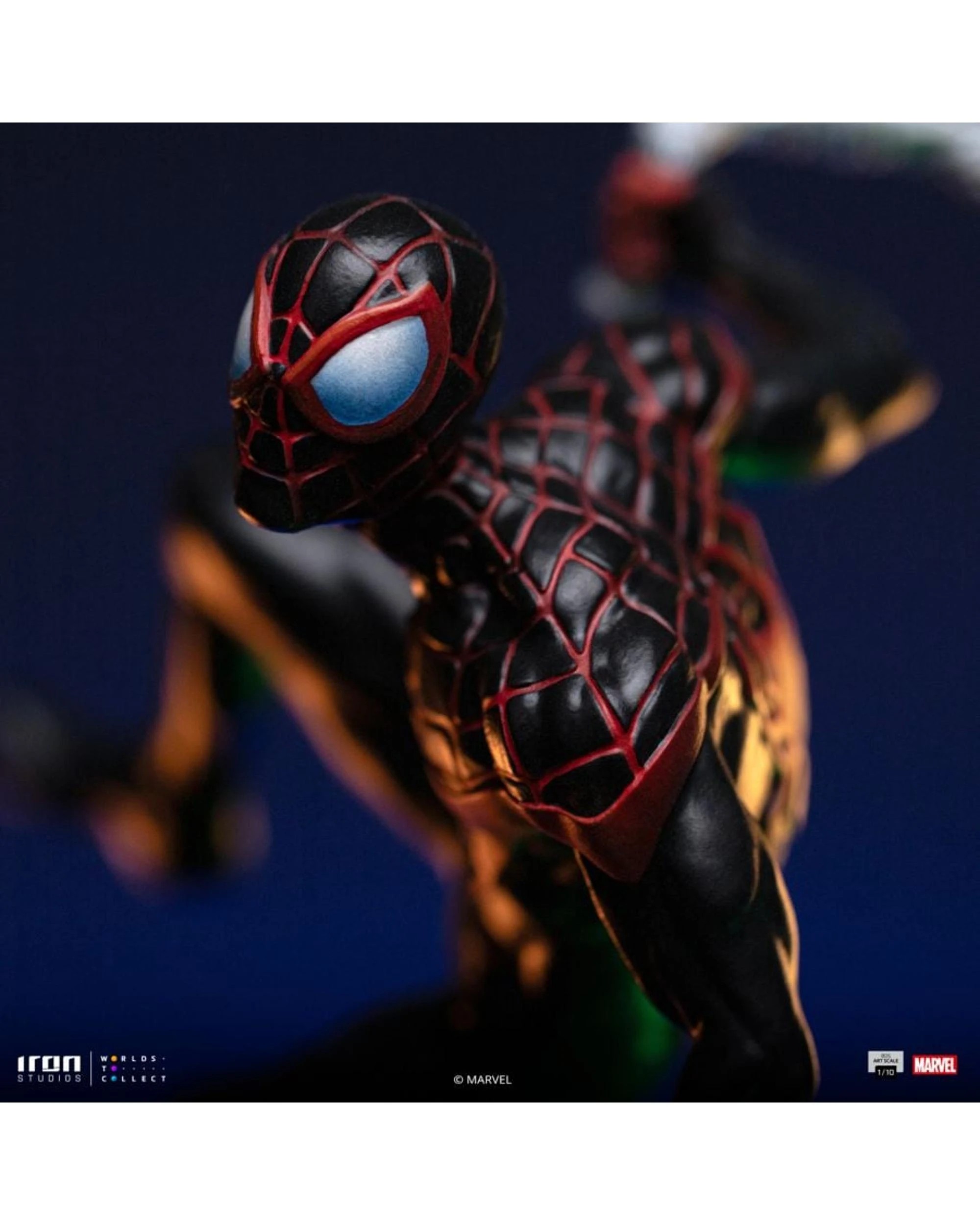 10 Iron Studios Marvel Spider-man Miles Morales 1:10 Statue, 10 of 10