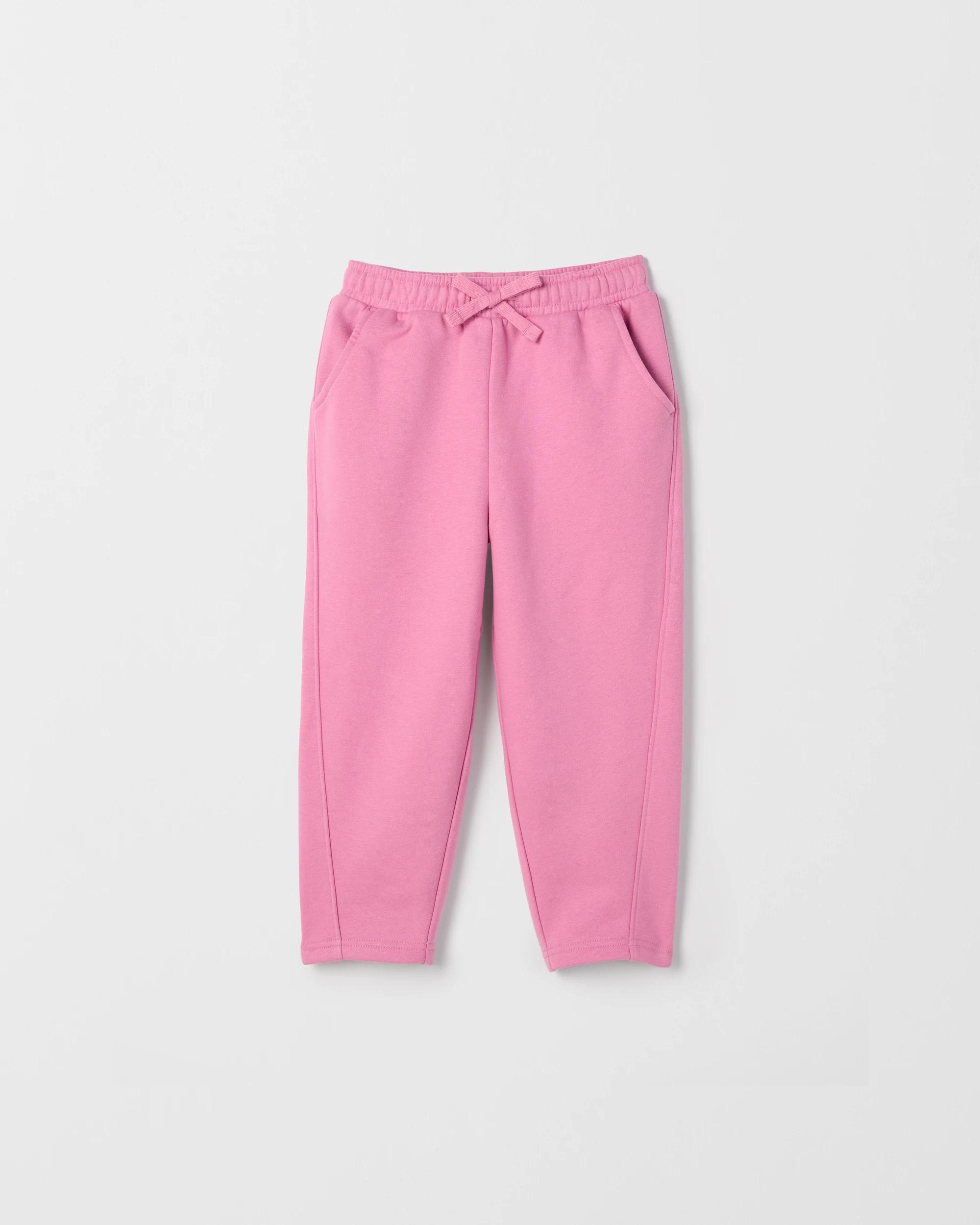 1 Target Kids Fashion Heavyweight Barrel Leg Trackpants PINK, 1 of 1