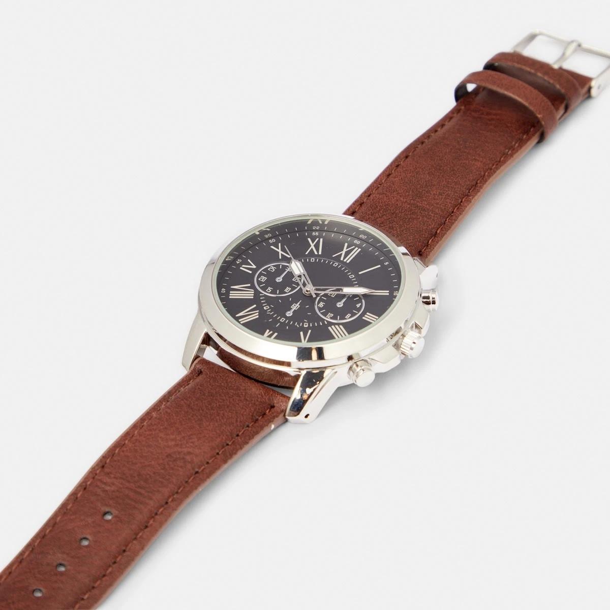 2 Classic Chrono Watch - Brown BROWN, 2 of 6