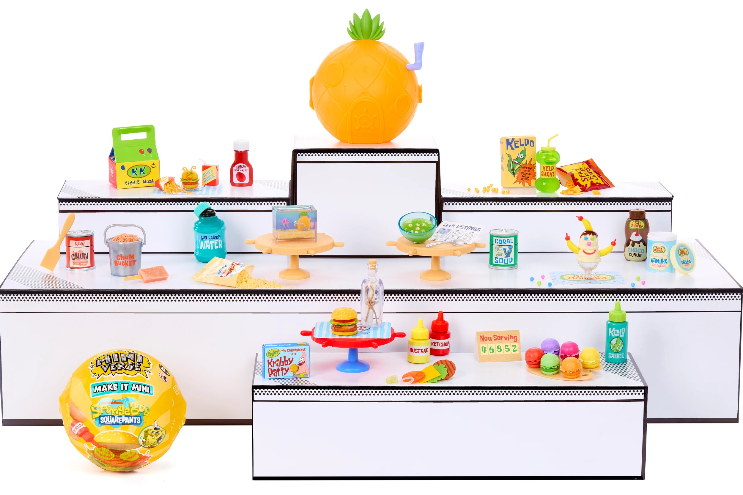 5 MGA's Miniverse: Make It Mini Licensed SpongeBob - Assorted, 5 of 10