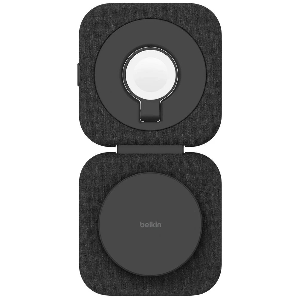 2 Belkin BoostCharge Pro Qi2 2-in-1 Travel Pad 15W Black, 2 of 6