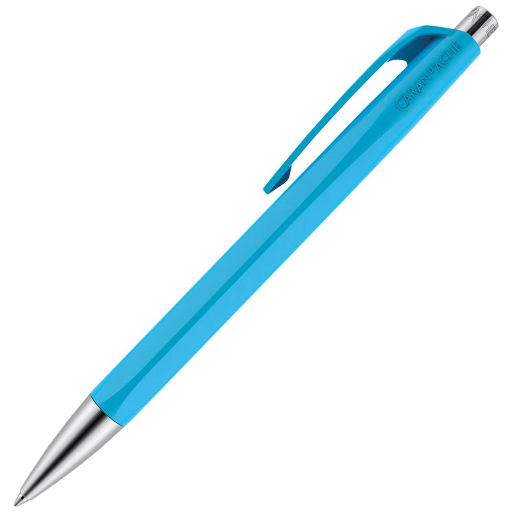 1 Caran d’Ache 888 Infinite Ballpoint Pen Turquoise, 1 of 3