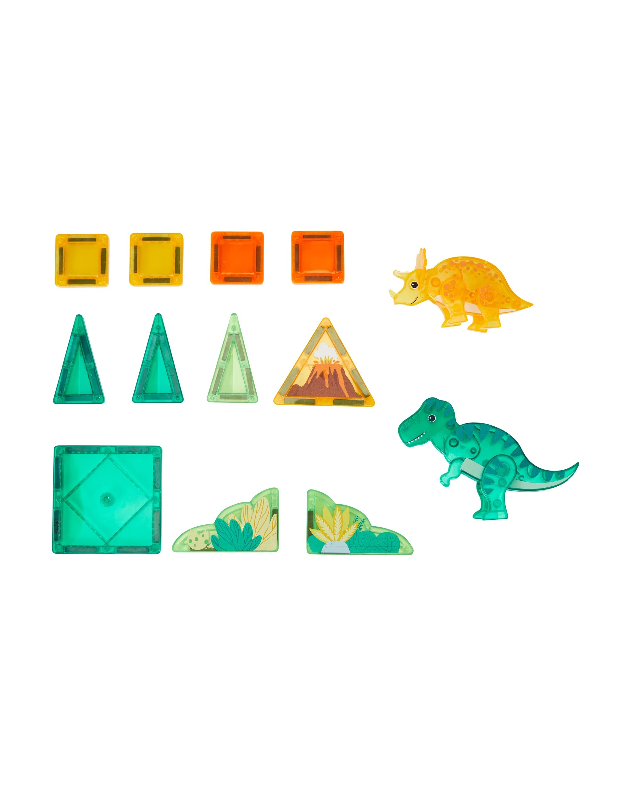 5 13 Piece Dinosaur Magnetic Tiles, 5 of 7