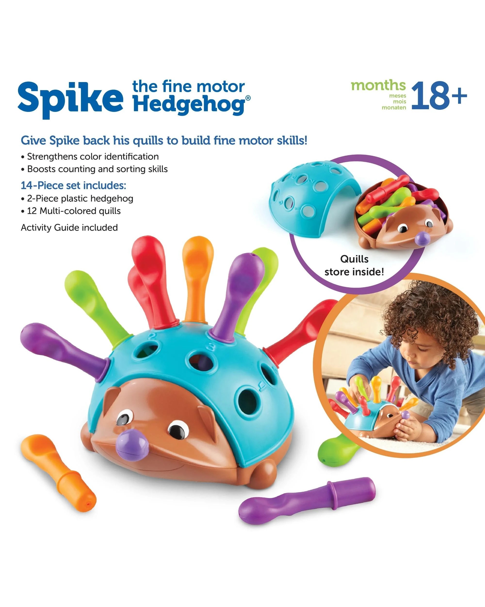 2 Learning Resources Spike the Fine Motor Hedgehog, 2 of 7