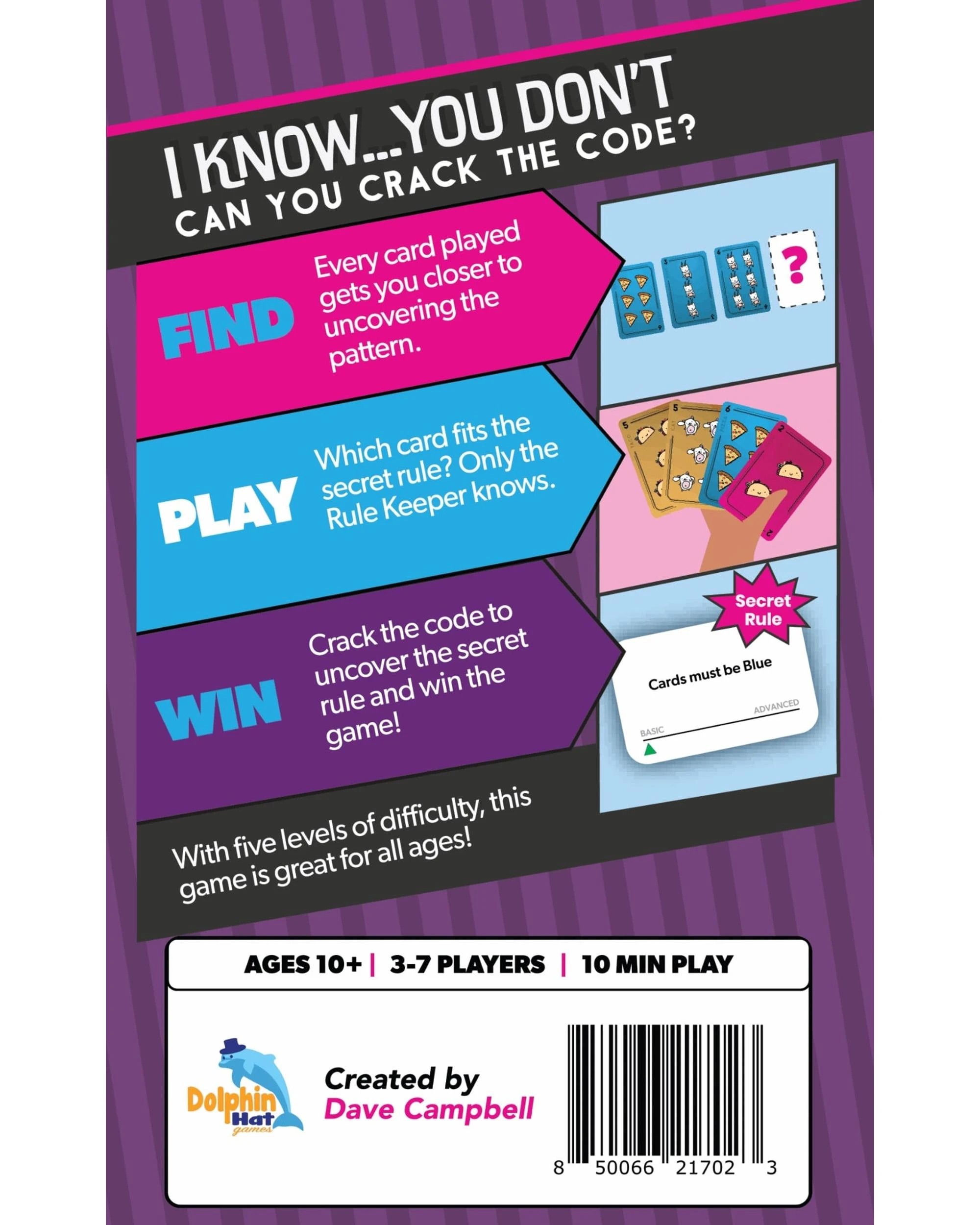 4 I Know, You Don't Card Game, 4 of 4