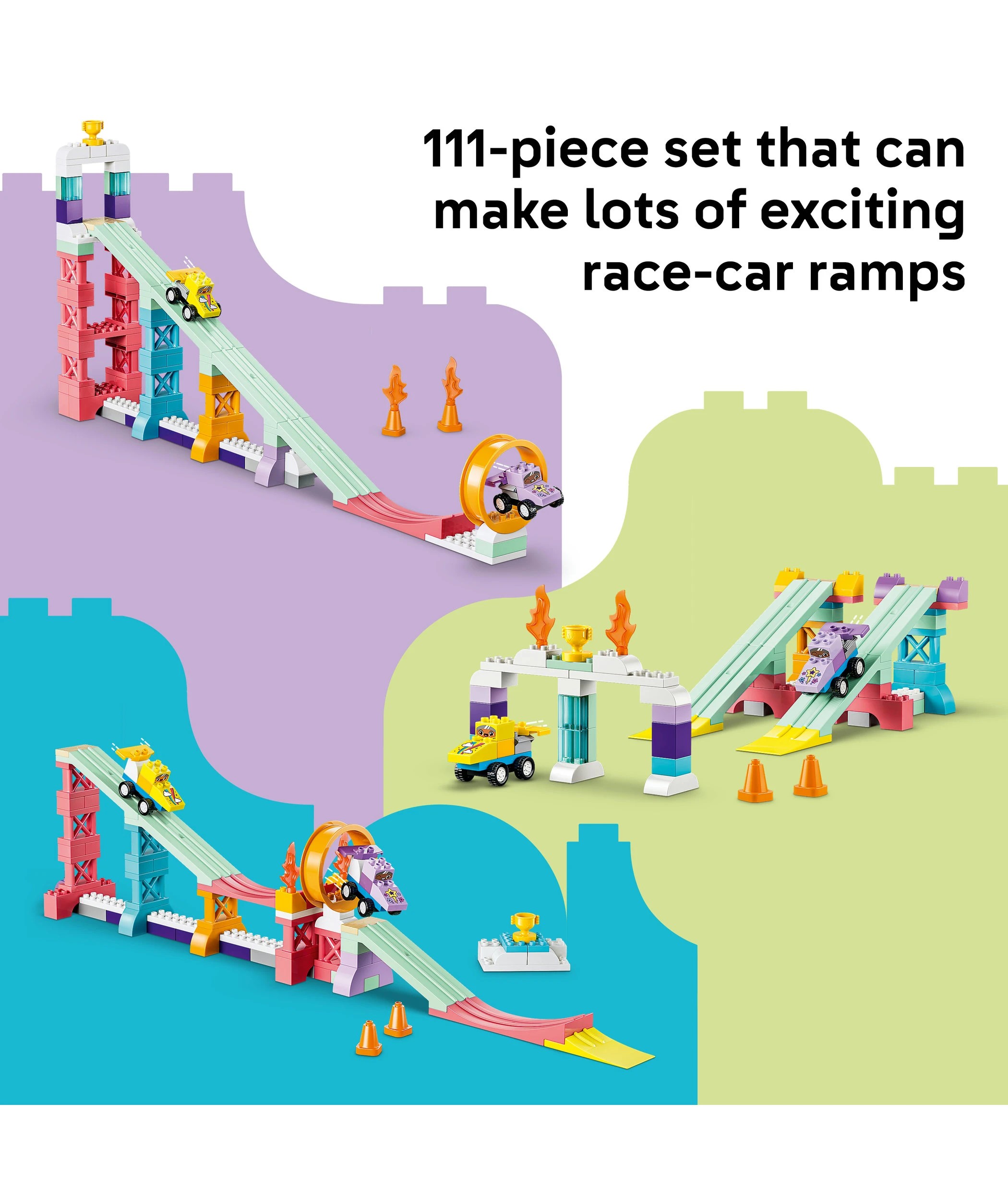 5 LEGO DUPLO Town 3 in 1 Creative Ramps with Vehicles 10478, 5 of 10