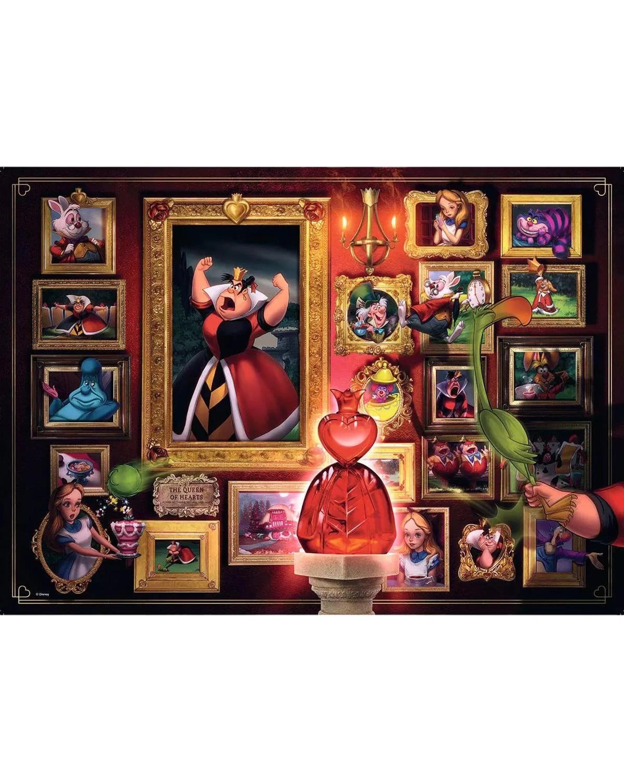 2 Ravensburger Disney Villainous Queen of Hearts 1000 Piece Puzzle, 2 of 5