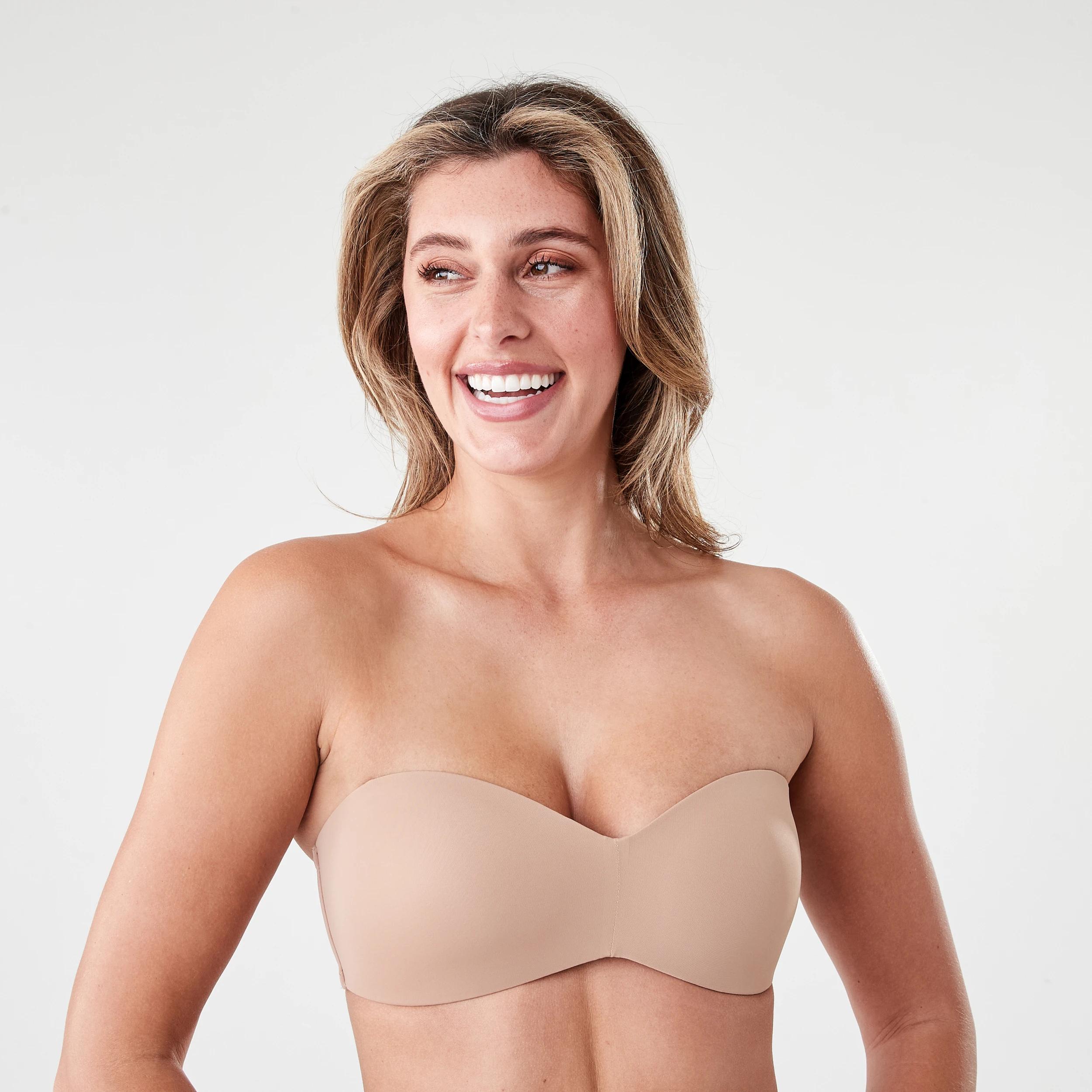 1 Wirefree Smooth Bandeau Bra MAPLE SYRUP, 1 of 7