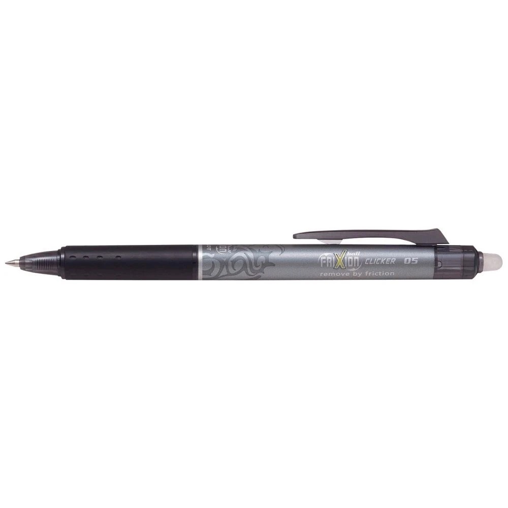 1 PILOT Frixion Clicker Erasable Gel Pen 0.5mm Black, 1 of 2