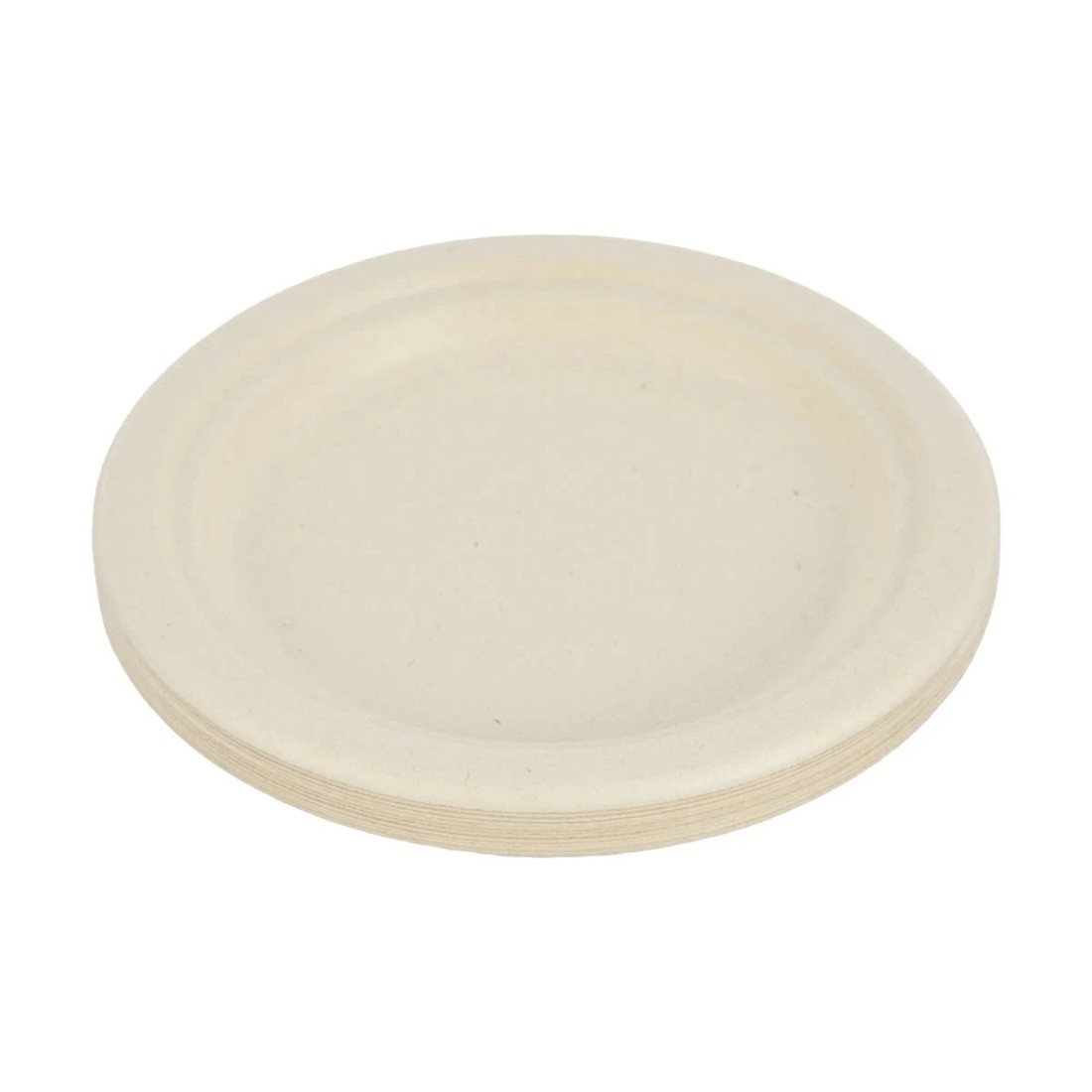 2 12 Pack Sugarcane Pulp Round Dessert Plates, 2 of 5