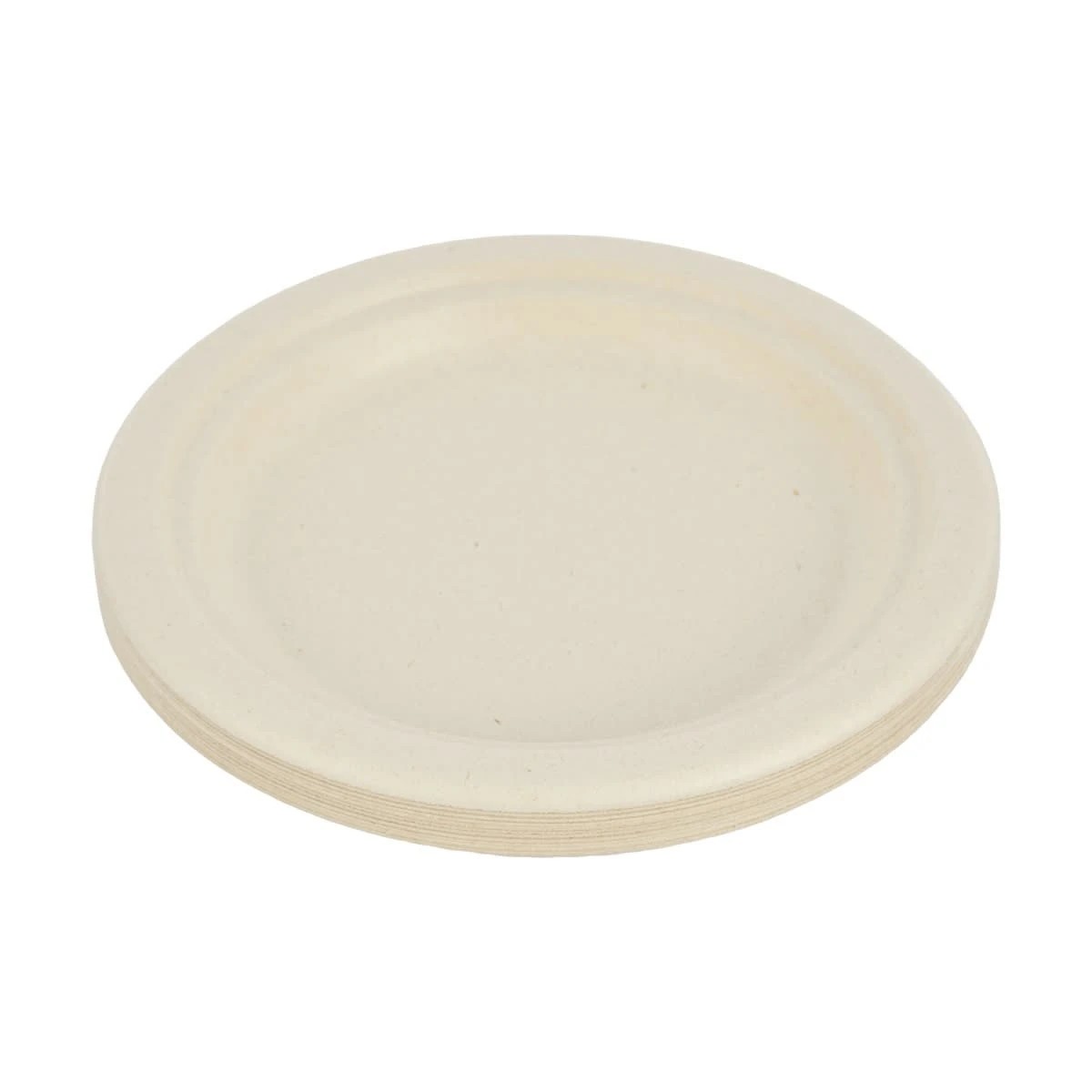 2 12 Pack Sugarcane Pulp Round Dessert Plates, 2 of 5