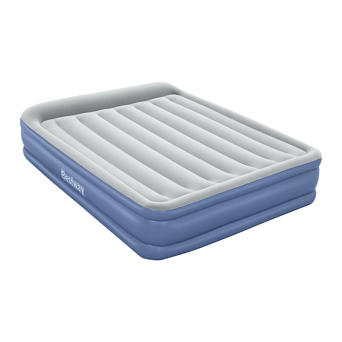 1 Bestway Air Mattress Queen Inflatable Bed 46cm Airbed - Blue, 1 of 2