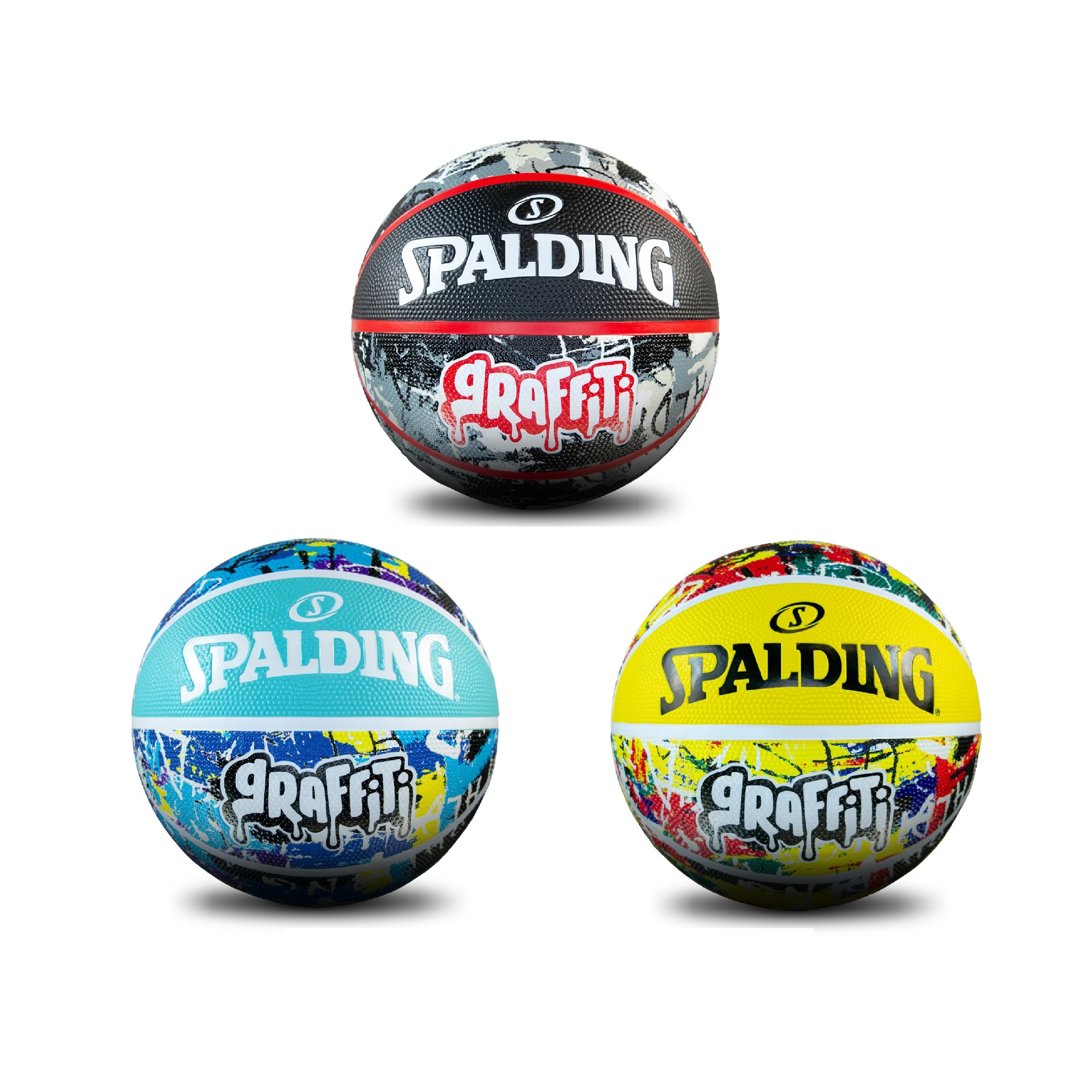 1 Spalding Graffiti Basketball - Size 6,  Assorted, 1 of 4