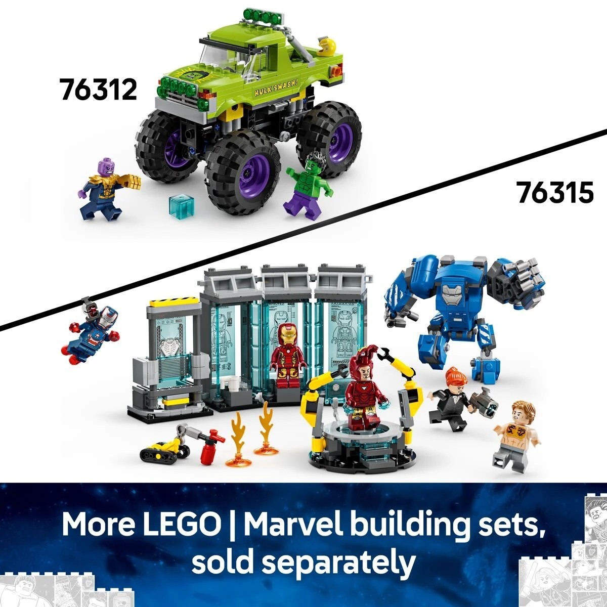 8 LEGO Marvel The Hulk Truck vs. Thanos 76312, 8 of 11