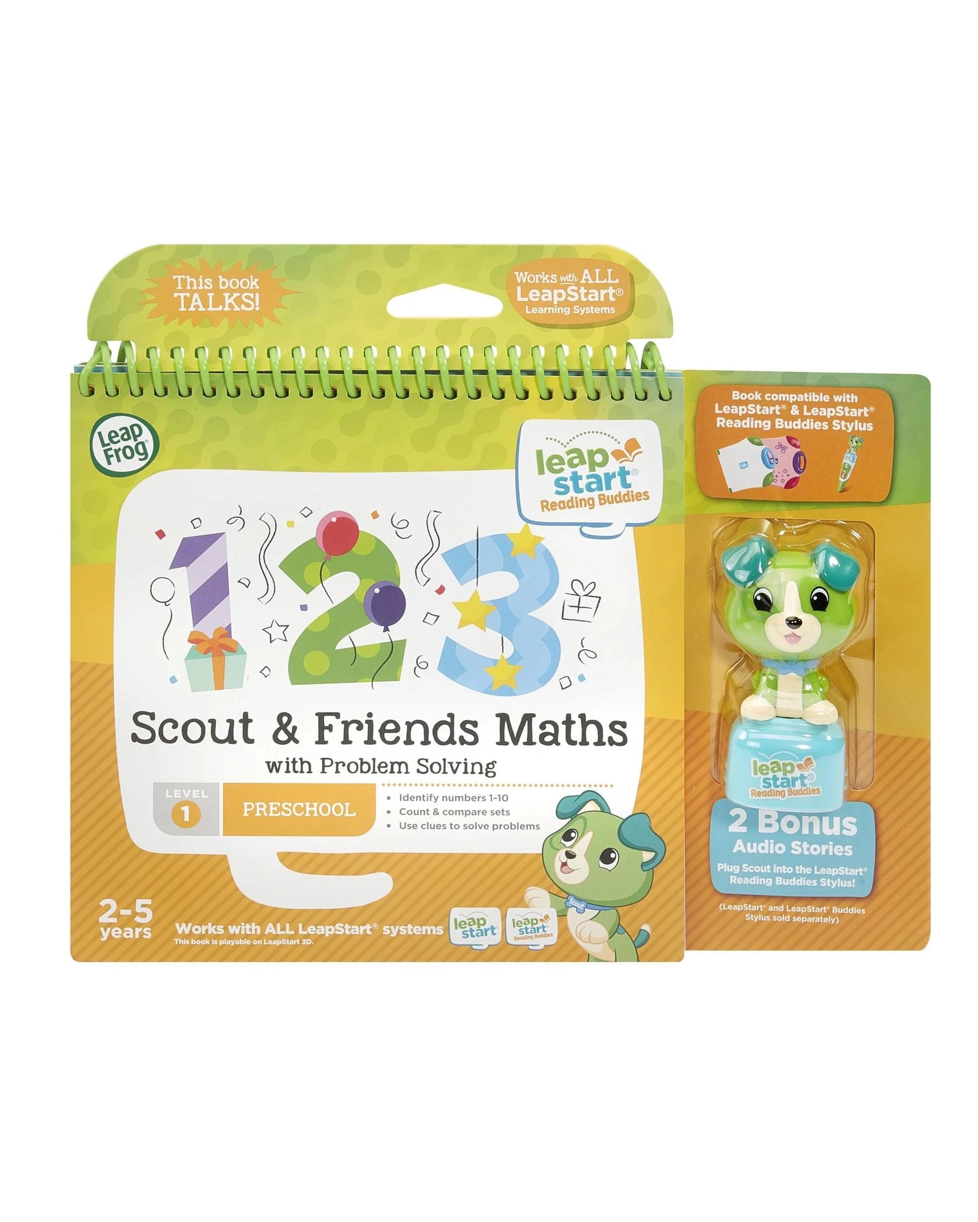 1 Leapfrog Leapstart Reading Buddies Scout and Friends Maths, 1 of 6