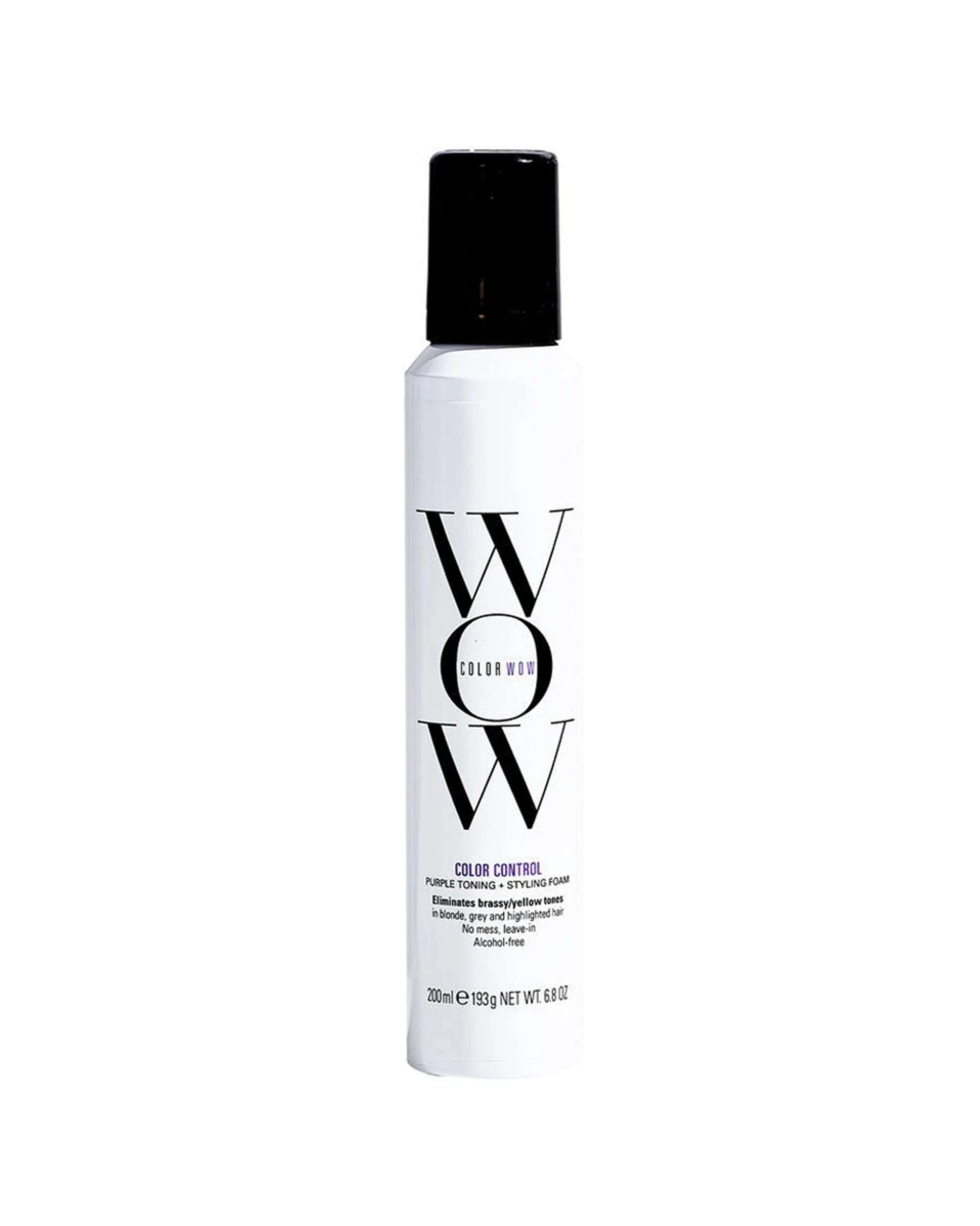 1 Colour Wow Control Mousse 200ml Toning Foam For Blonde Hair - White, 1 of 2
