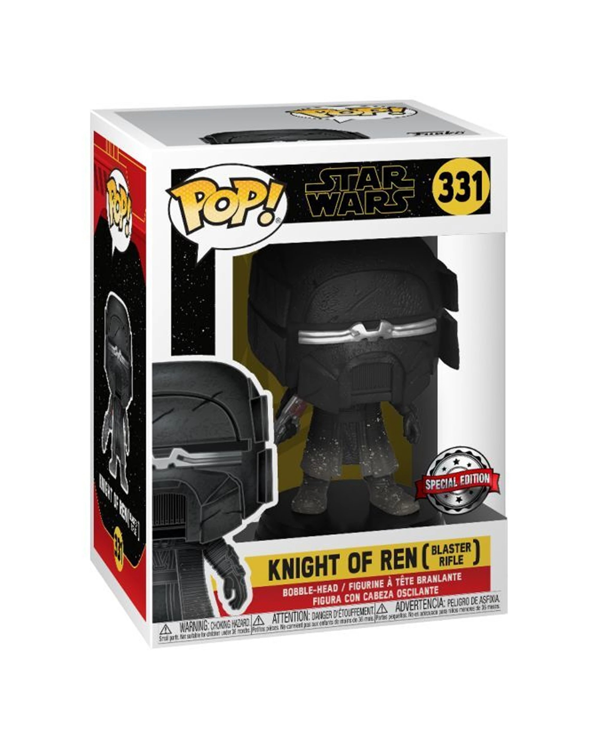 3 Pop Vinyl Figurine Star Wars Knight Of Ren Episode IX 10cm Action Figure Blaster - Black, 3 of 3