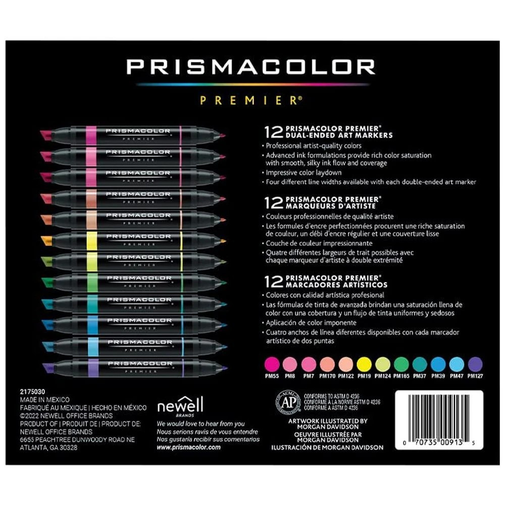 2 Prismacolor Art Markers Hyper Bright 12 Pack, 2 of 6