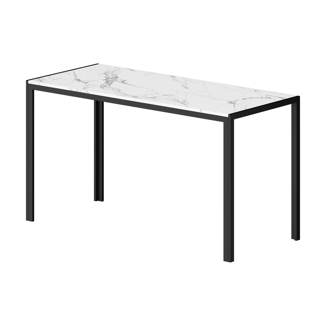 7 Oikiture 140cm Dining Table Rectangular Kitchen Table With Metal Leg
 - Multi, 7 of 9