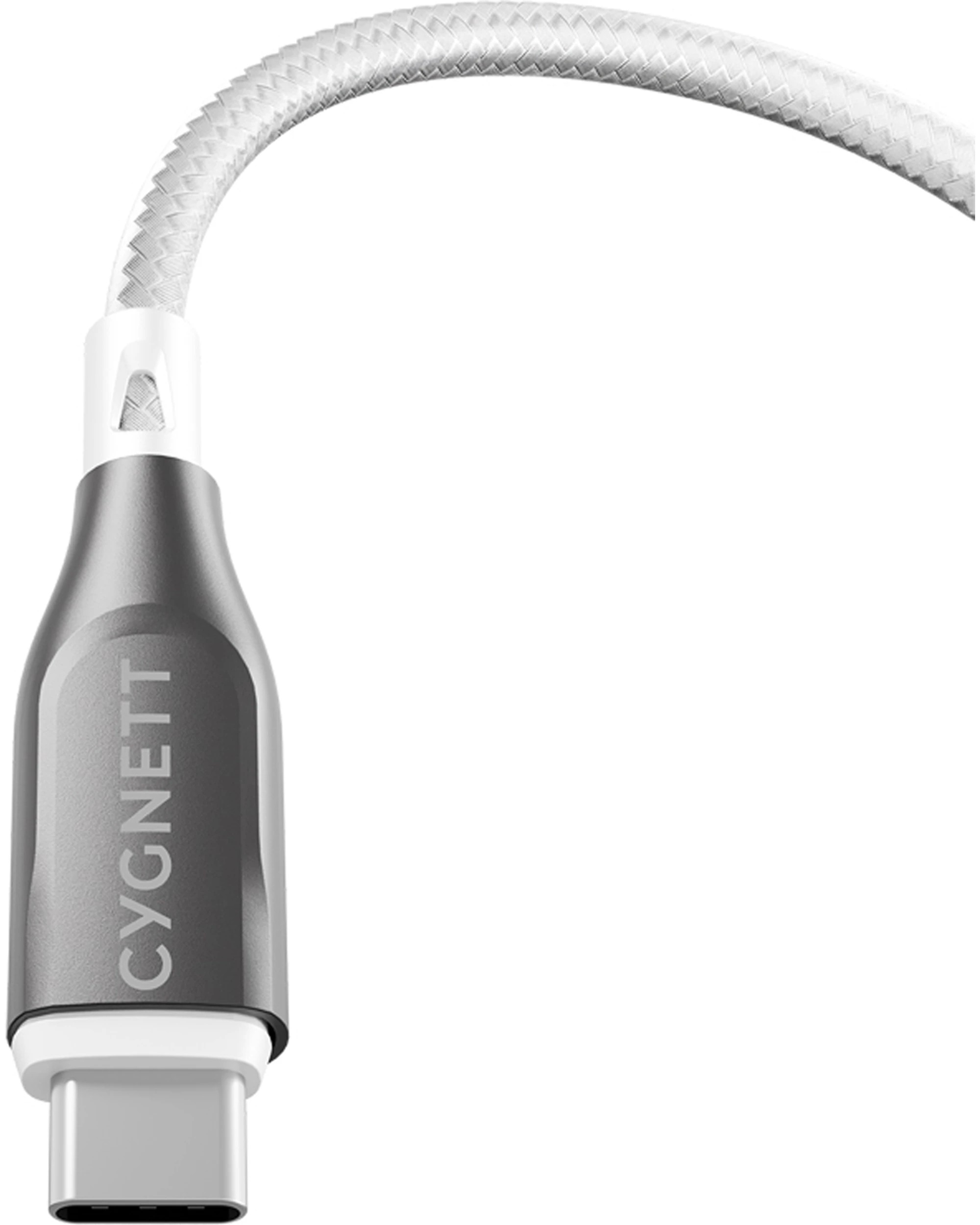 5 Cygnett 2PK Armoured USB-C to USB-A Charger & Data Sync Cable 2m - White, 5 of 6