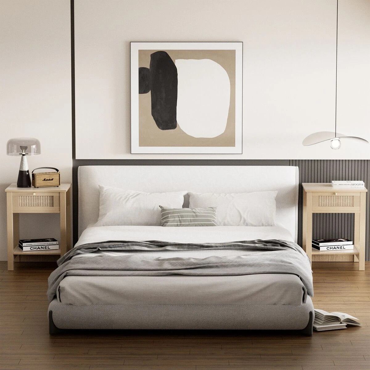 4 Ausway Rattan Bedside Table Storage, 4 of 6