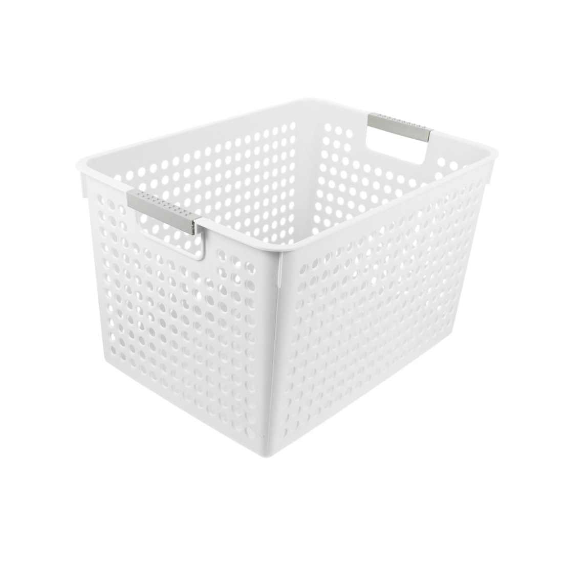 1 BR Home Premium Plastic Storage Basket with Grip Handles - 24 Pack, 1 of 5