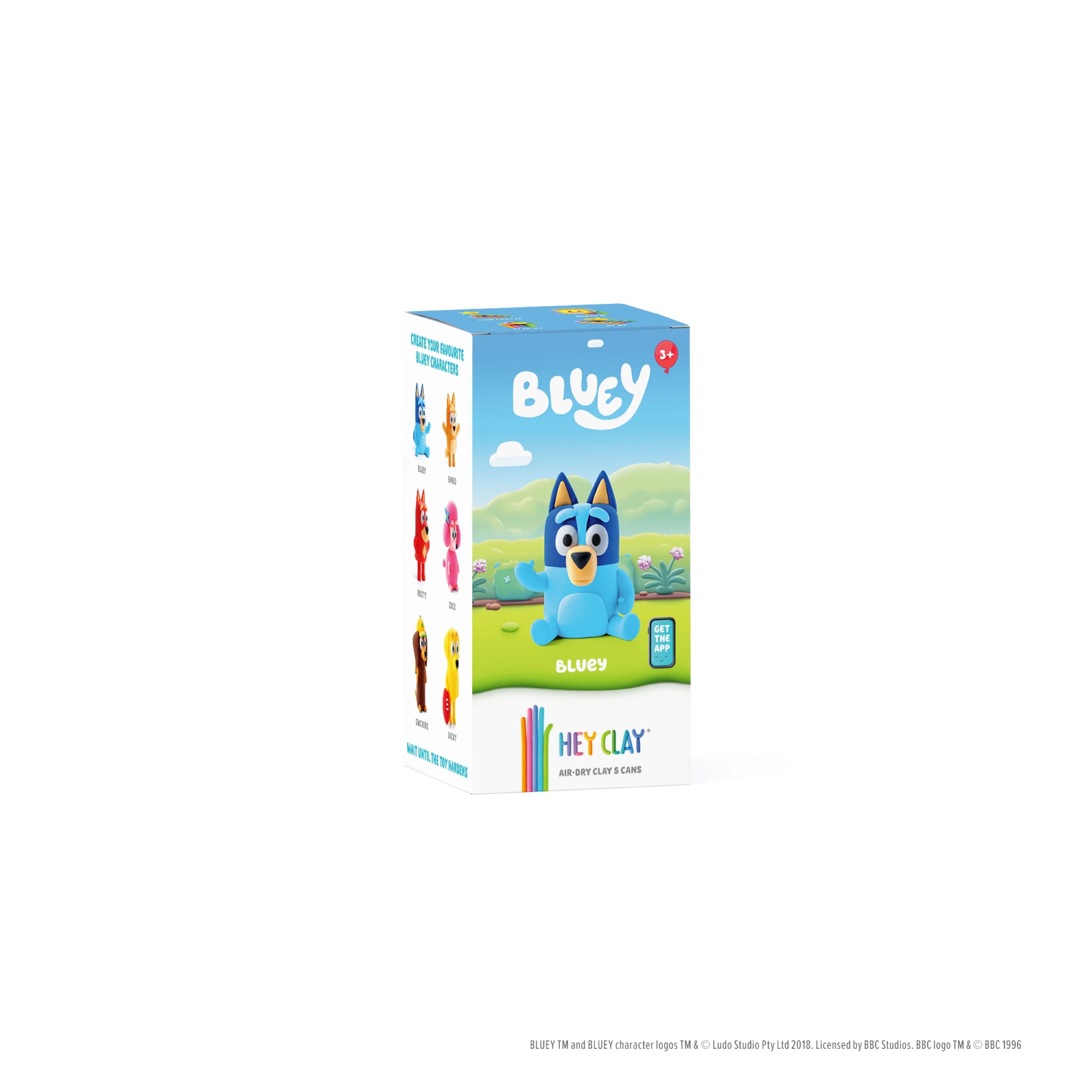 4 Hey Clay Bluey Single Character - Assorted - Multi, 4 of 7