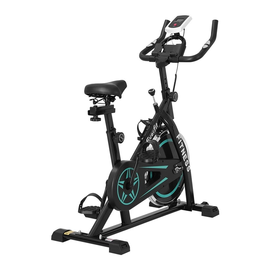 3 Everfit Spin Bike Exercise Bike 10kg Flywheel Fitness Home Gym 150kg - Multi, 3 of 6
