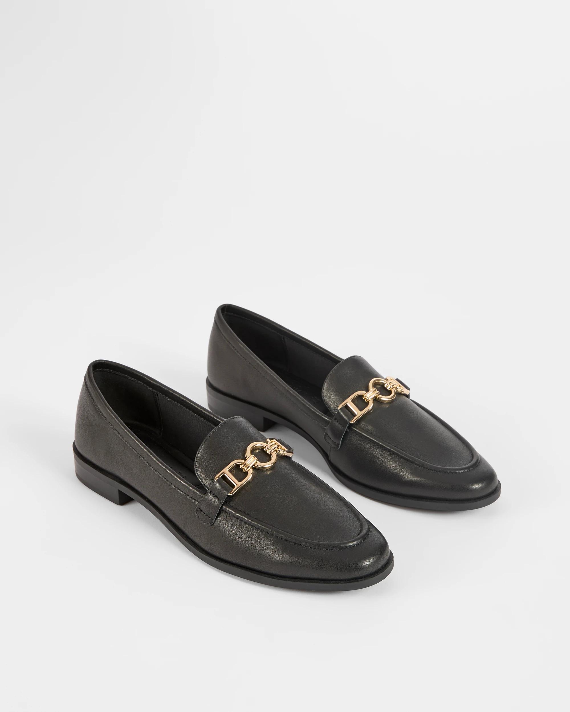 2 Target Woman Genuine Leather Loafer - Crawford BLACK LEATHER, 2 of 3