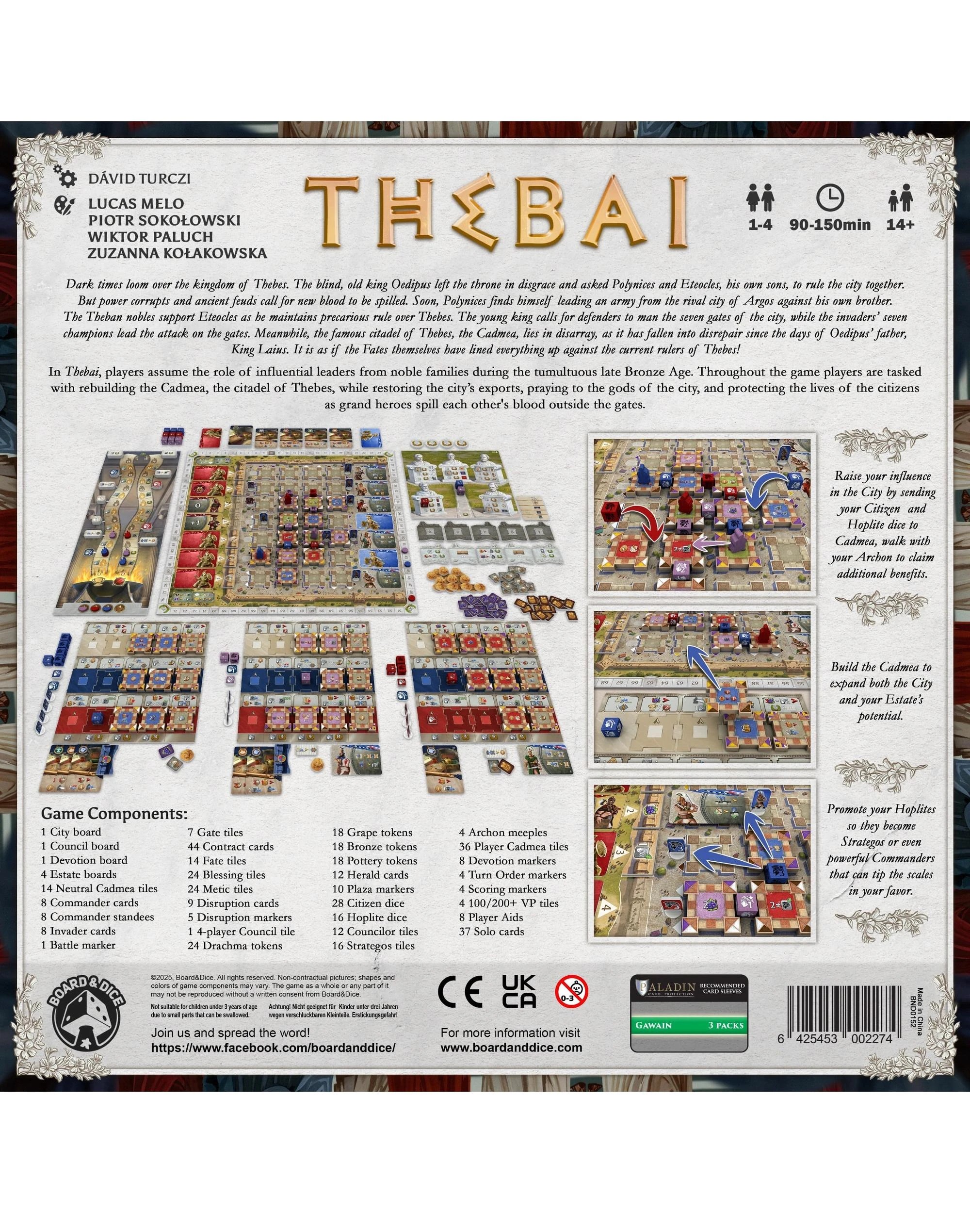 6 Thebai Board Game, 6 of 6