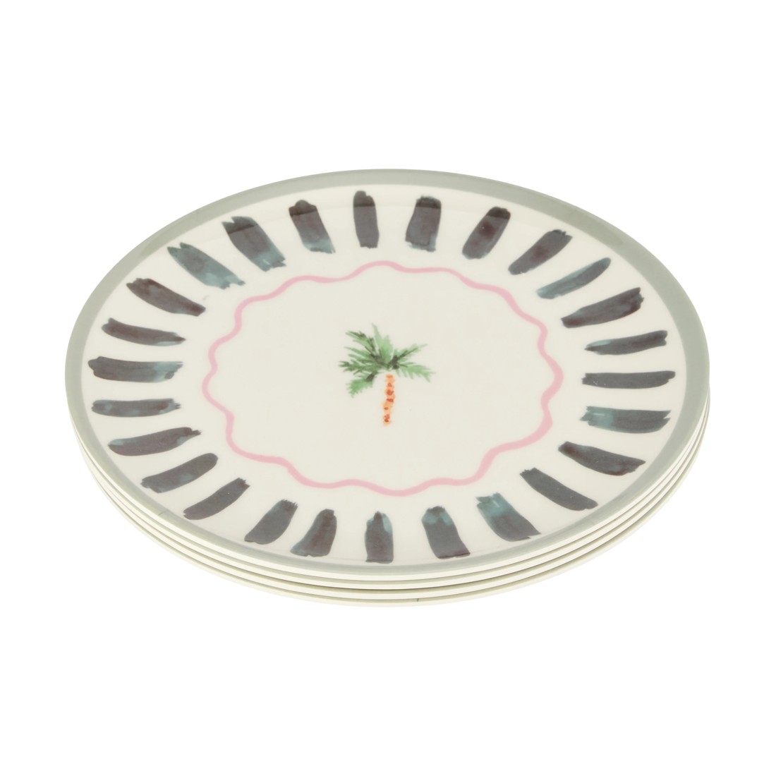 2 4 Pack Tropical Side Plates, 2 of 8