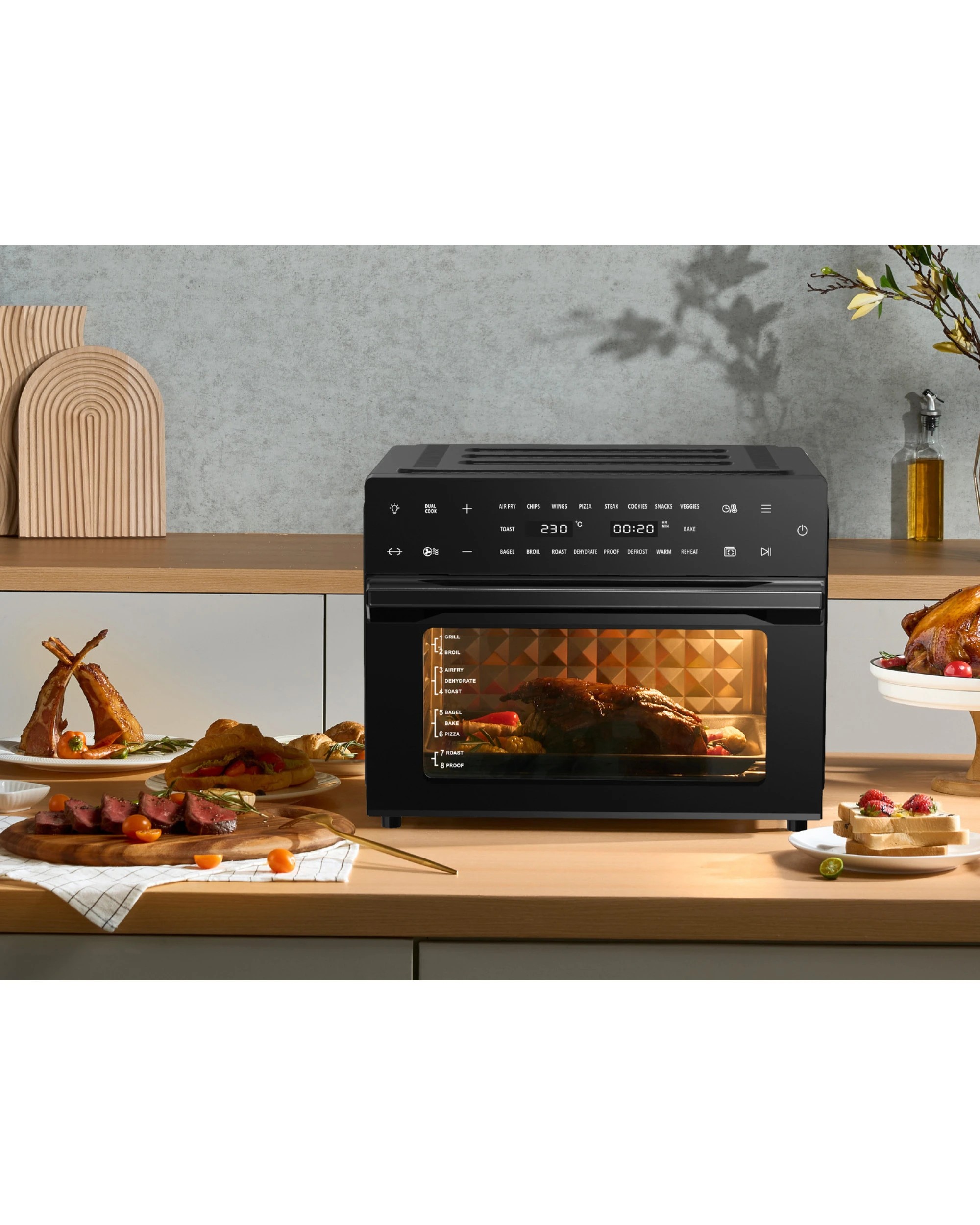 2 Healthy Choice 30L Digital Multi-Function Air Fryer Oven (1800W), 230C, 2 of 5