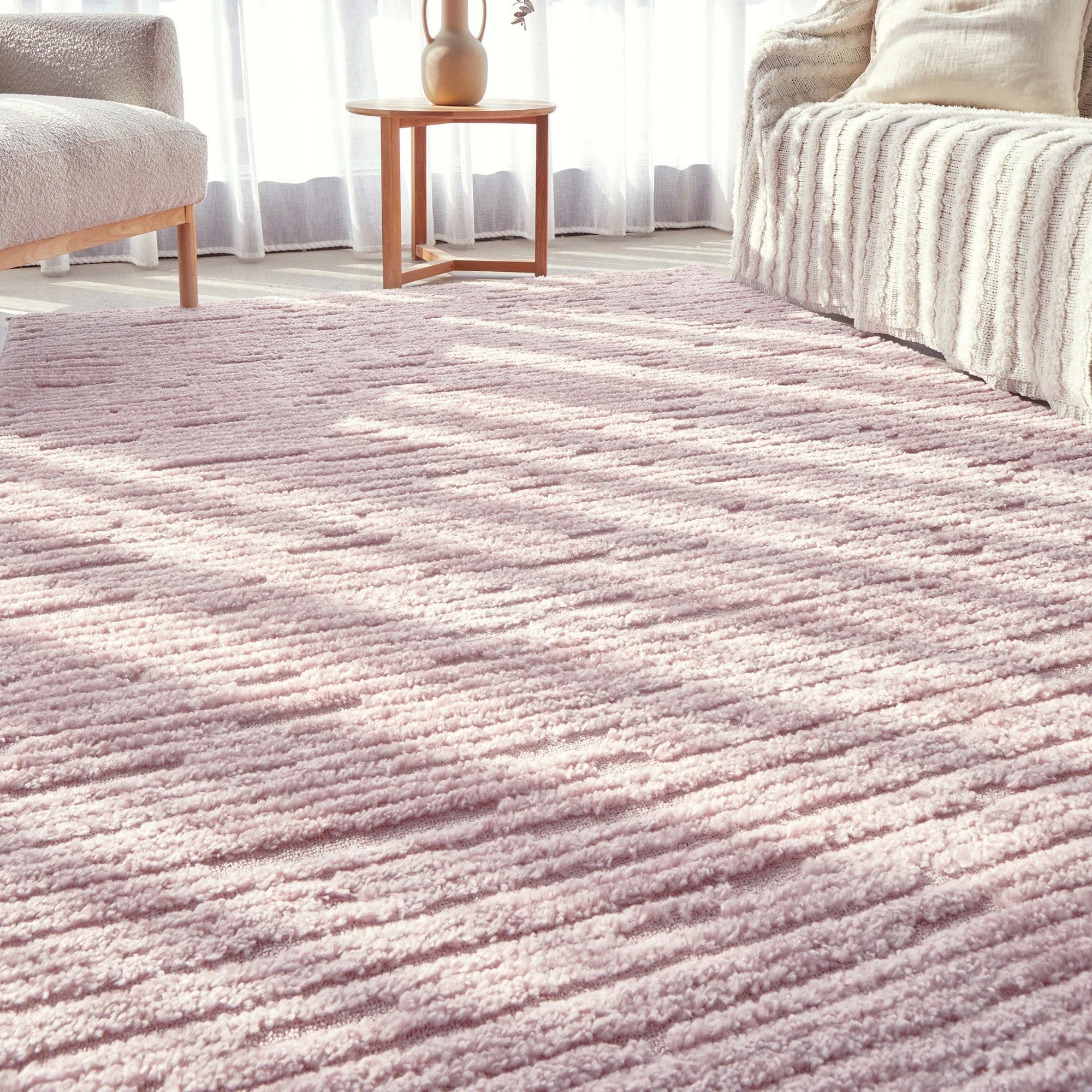 2 Common Ground Rugs Safflower 85 230x160cm - Pink, 2 of 7