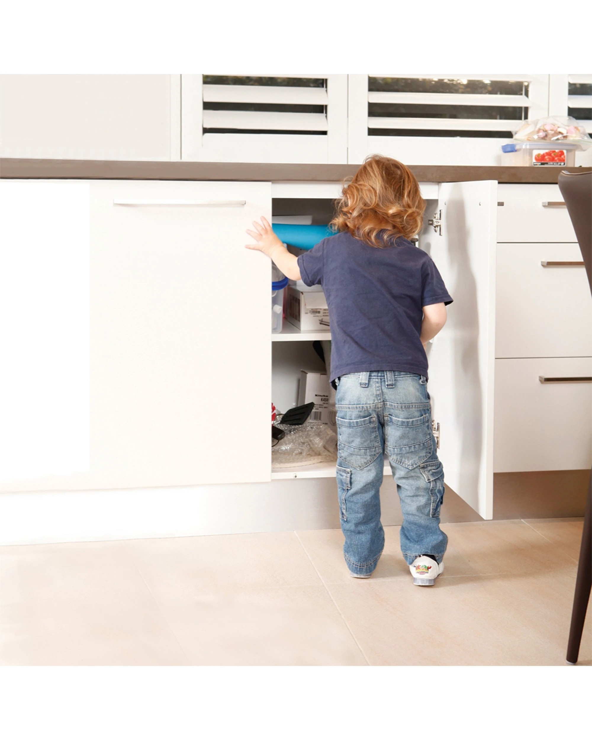 5 Dreambaby Baby Safety Cabinet Sliding Lock - White, 5 of 5