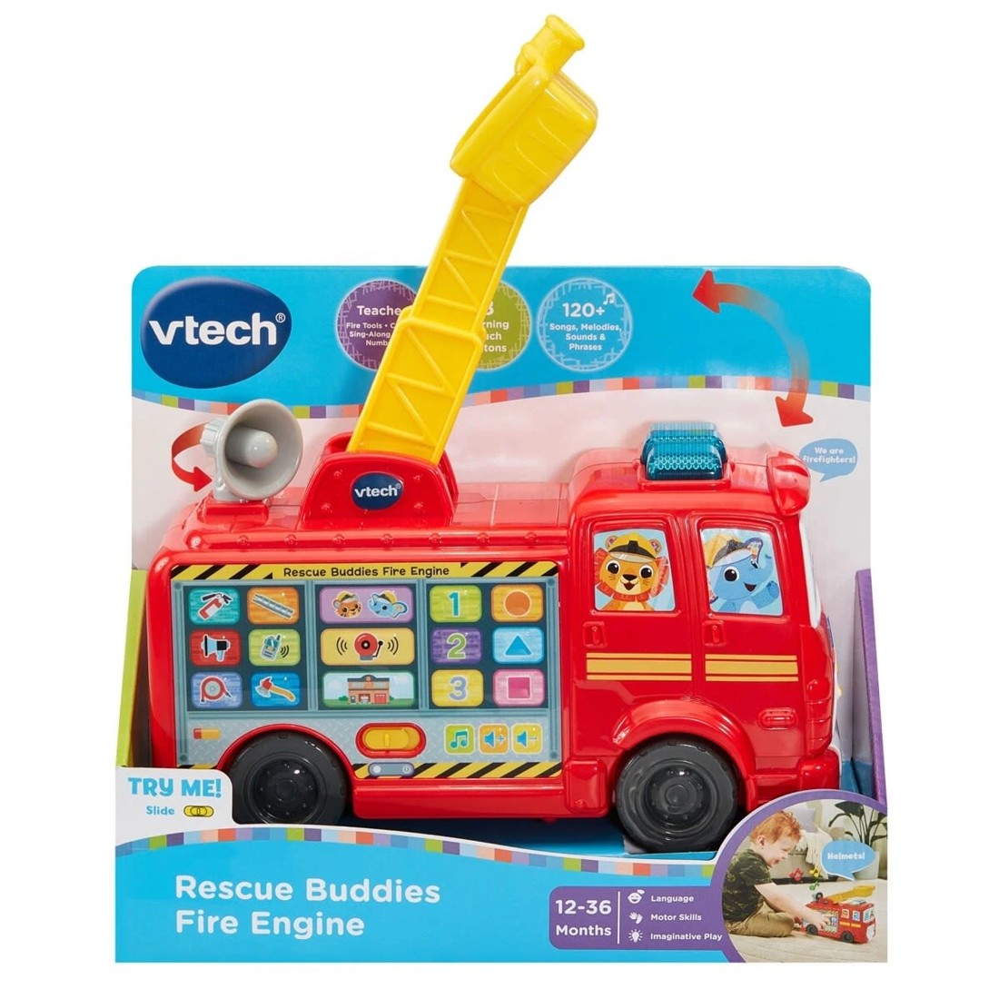 1 VTech Rescue Buddies Fire Engine, 1 of 5