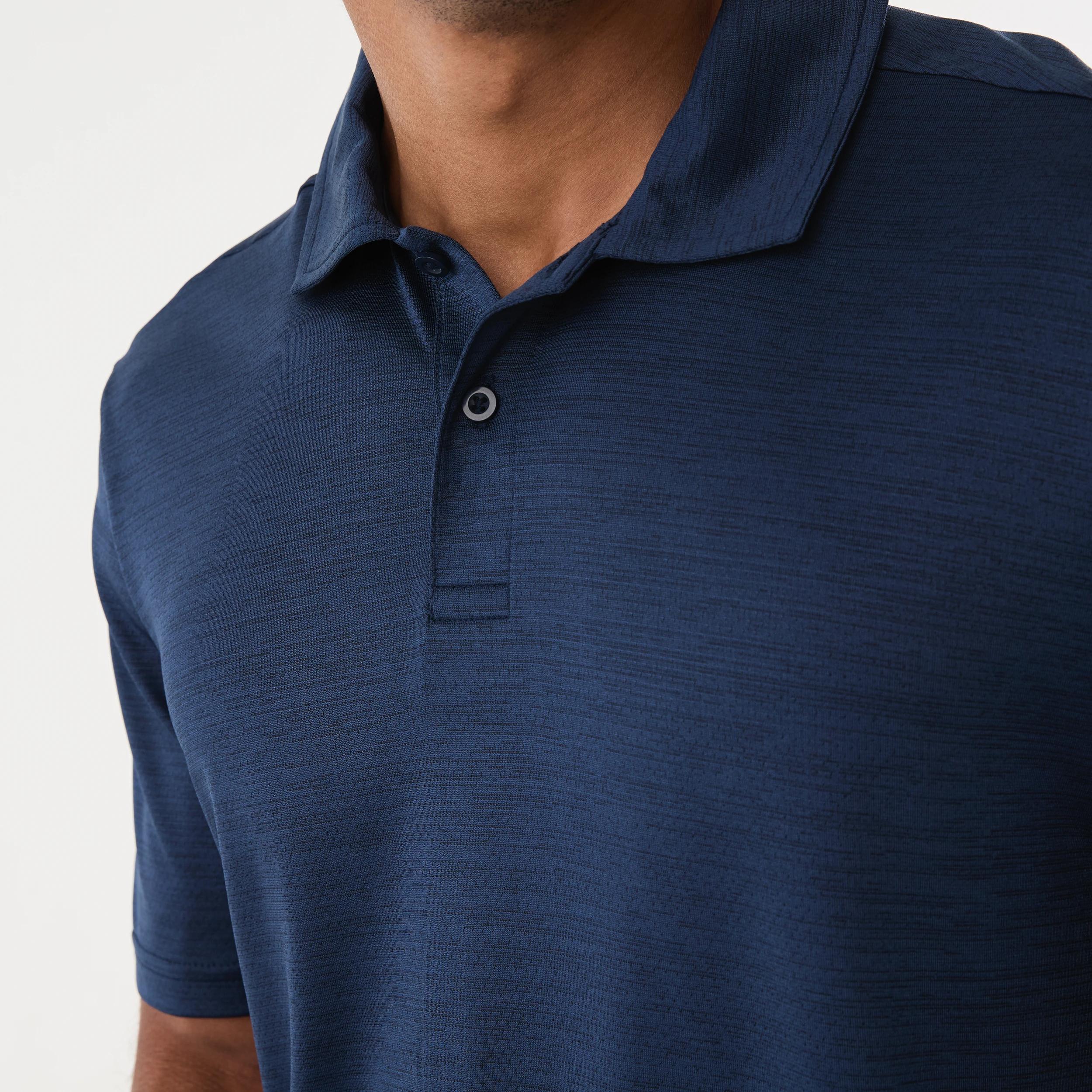 5 Active Mens Cationic Polo Shirt NAVY CORE, 5 of 5