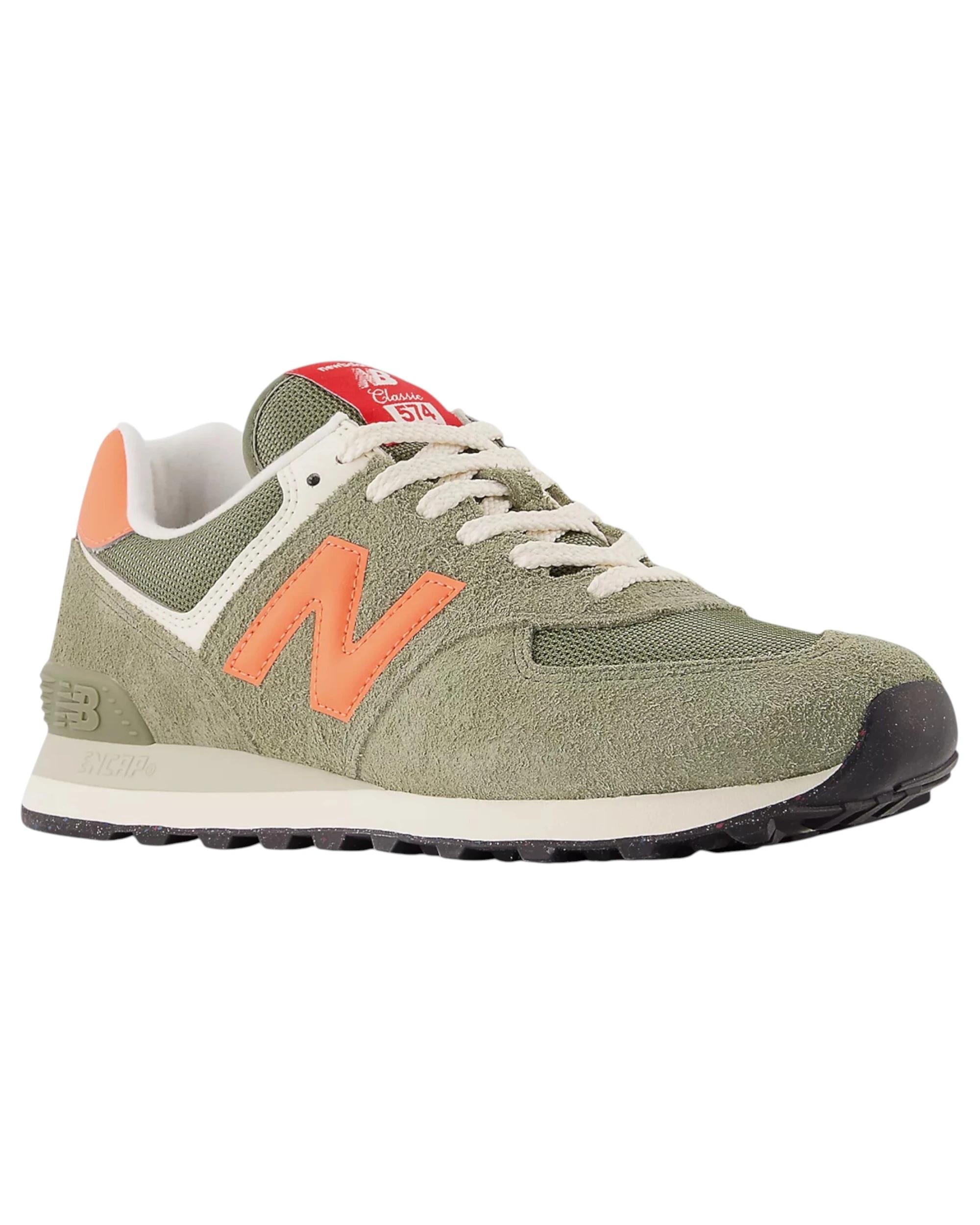 2 New Balance Mens 574 Athletic Shoes OLIVE, 2 of 5