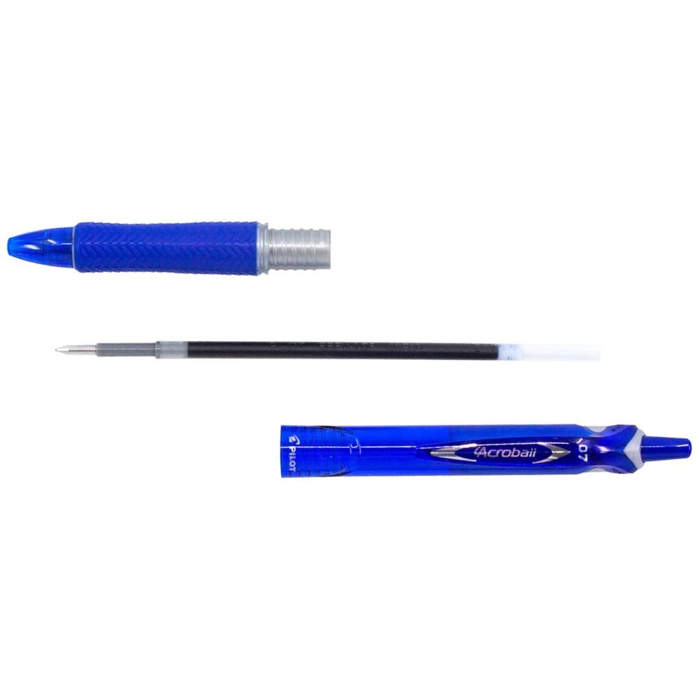 3 PILOT Acroball Ballpoint Pen 0.7mm Blue 4 Pack, 3 of 8