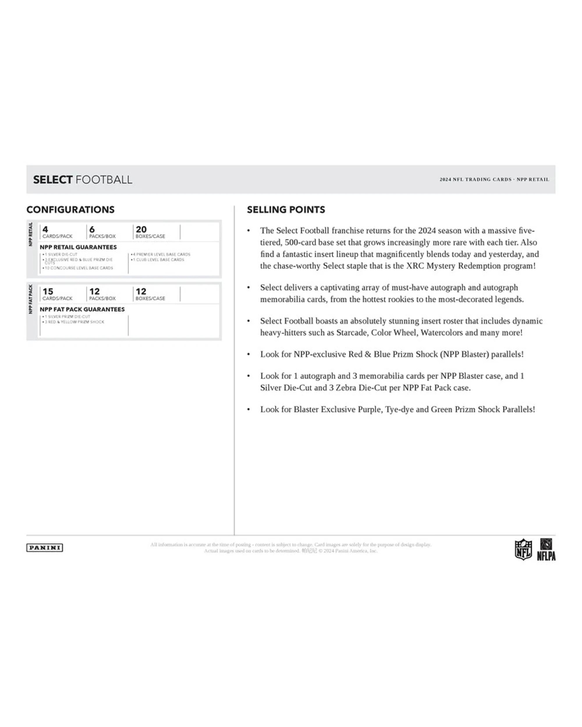 4 Panini 2024 Nfl Select Football Blaster Box, 4 of 4
