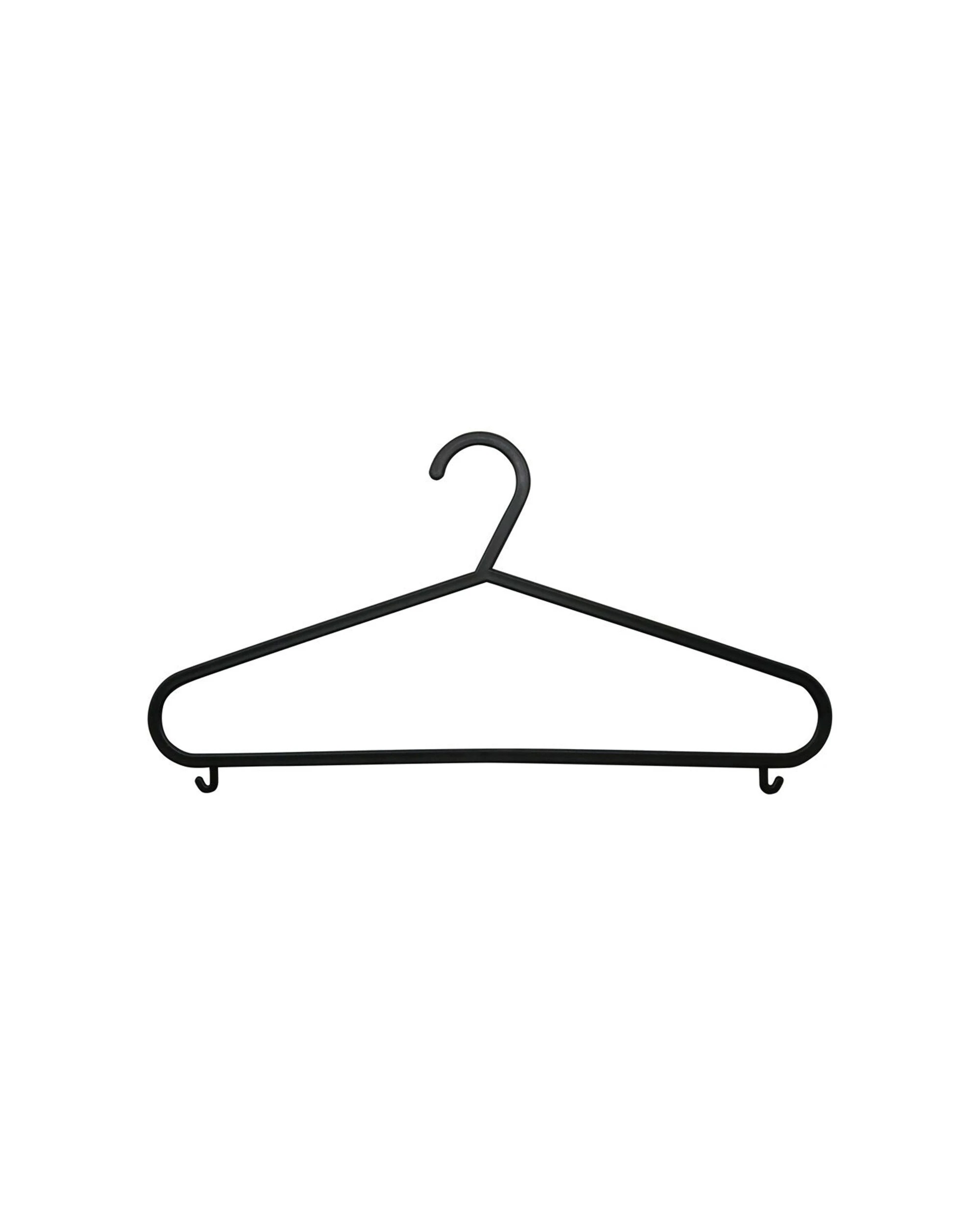 2 8pc Boxsweden Clothes Hangers Wardrobe Closet Clothing Hanger Organiser Black
 - Black, 2 of 3