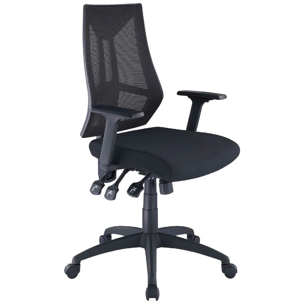 1 Doncaster Ergonomic High Back Chair Black Ergonomic Chairs and Desk Chairs, 1 of 10