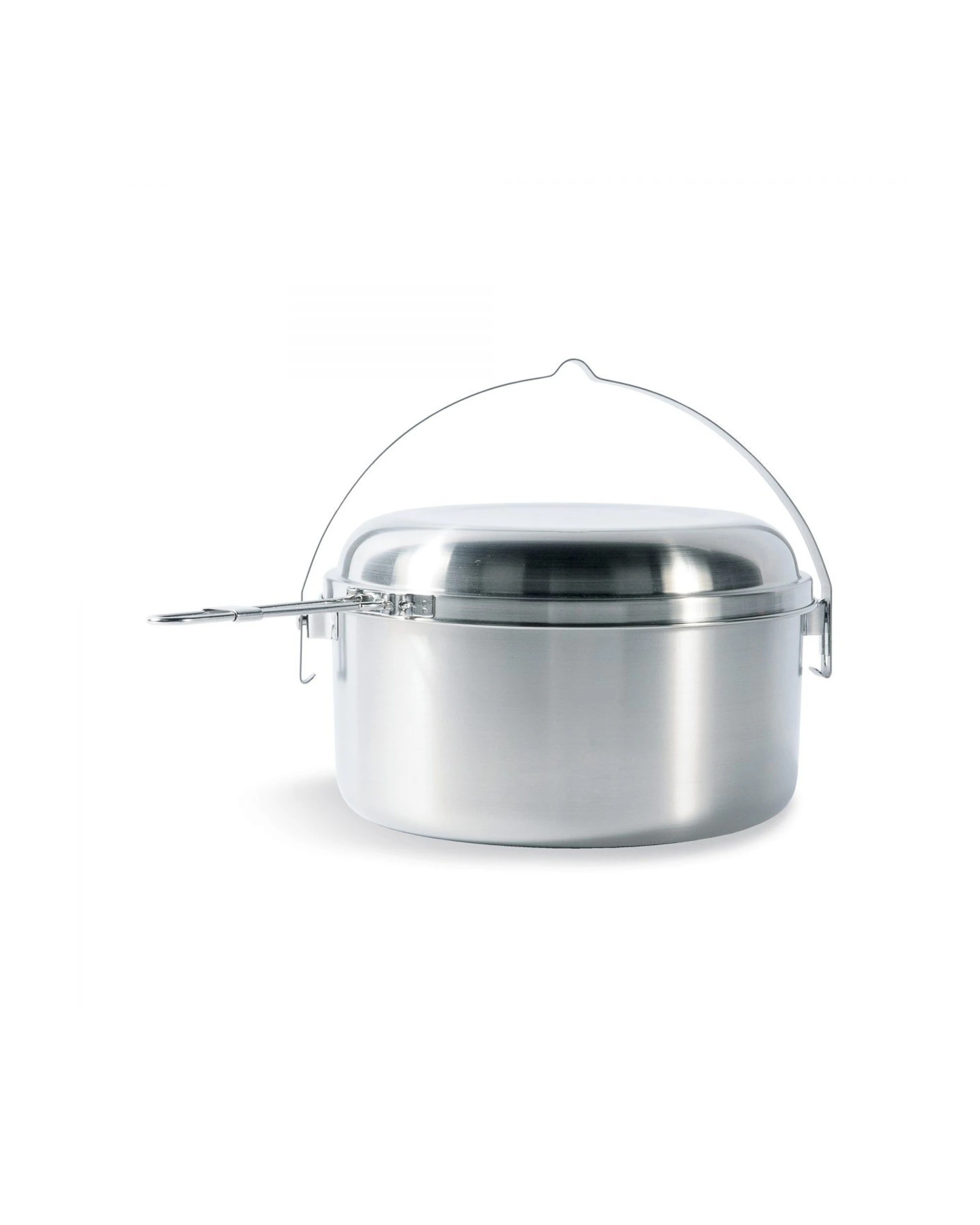2 Tatonka Kettle Camping Pot And Pan Set 4.0L Stainless Steel Food Safe Robust - Silver, 2 of 2