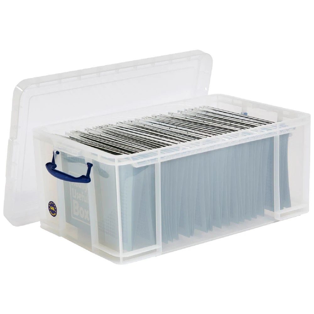 3 Really Useful Box 64L Clear, 3 of 3