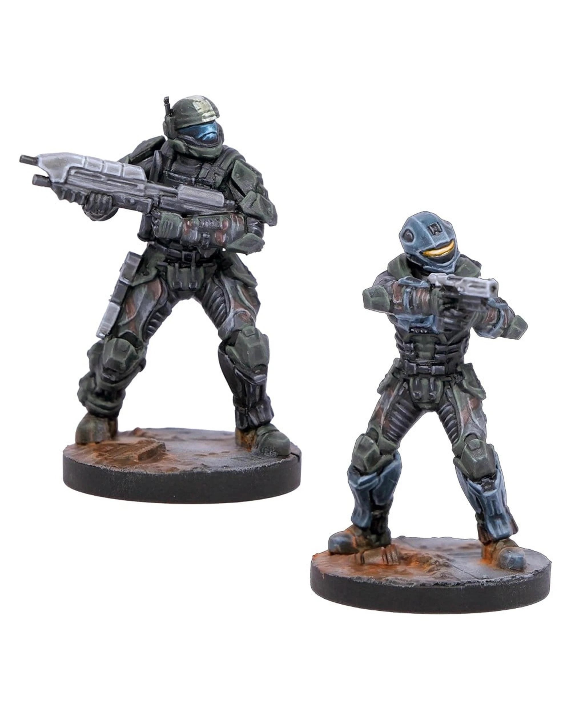 2 Halo Flashpoint Tactical Miniatures Game Buck and Dare, 2 of 3