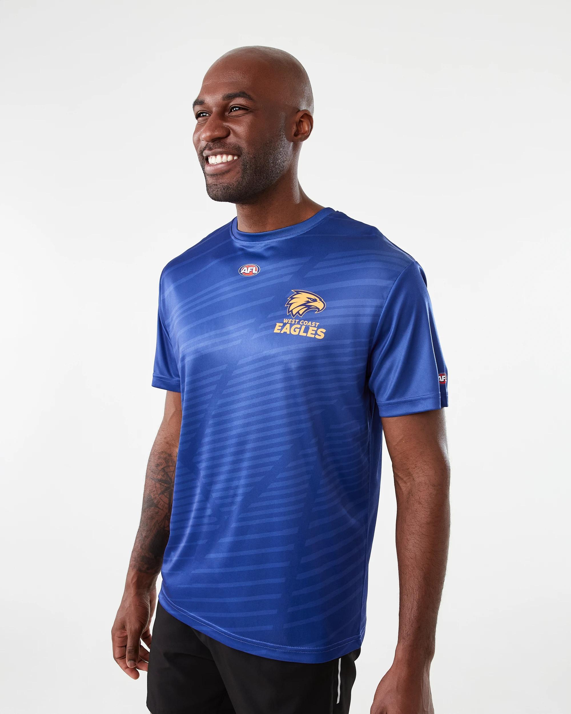 2 Official AFL Adult Training T-shirt West Coast, 2 of 9