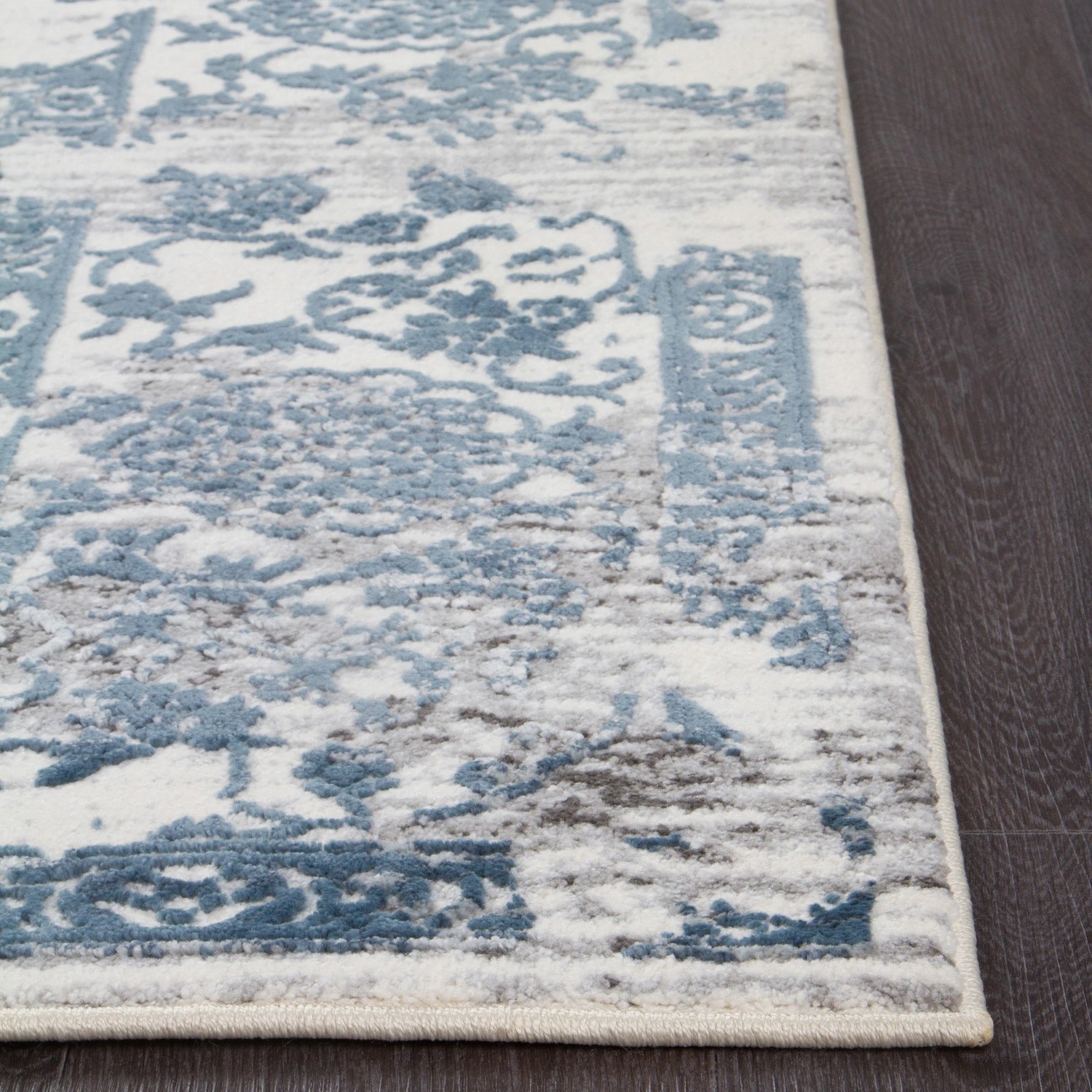 4 Common Ground Rugs Isola 1734 400x300cm - Extra Extra Large Pet Friendly Floor Rug - White, 4 of 7